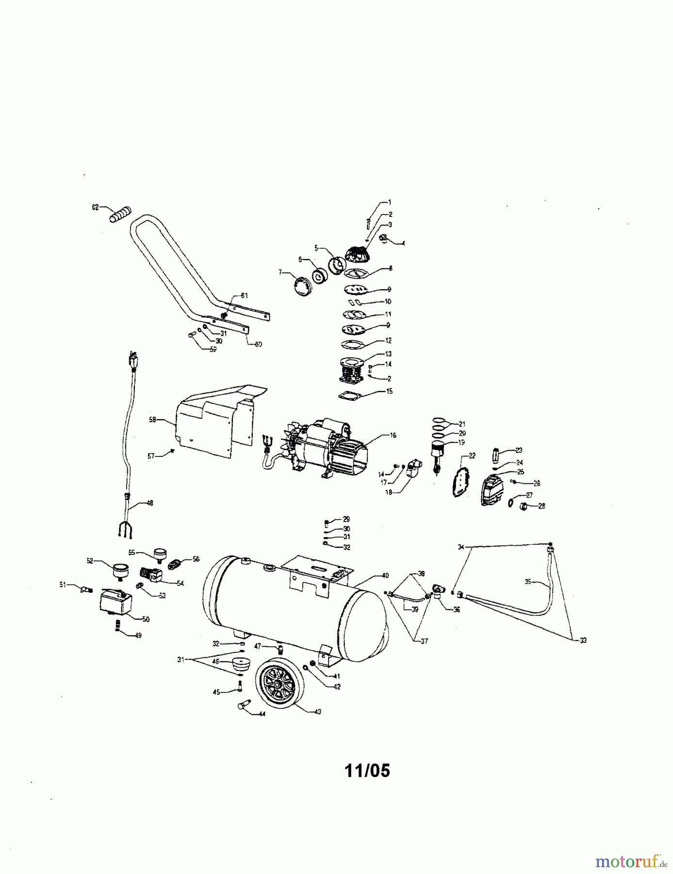 CRAFTSMAN Divers AIR COMPRESSOR 921.166390 Seite 1