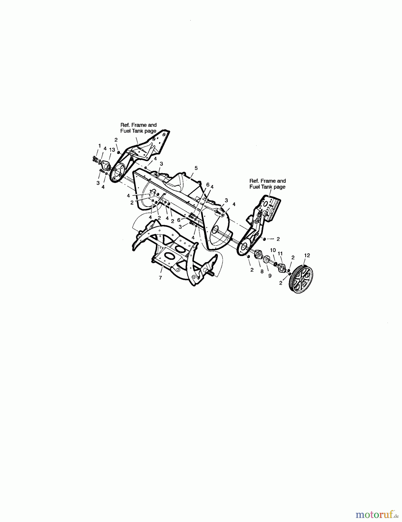  CRAFTSMAN Divers 22 SNOW THROWER 536.881501 Seite 3