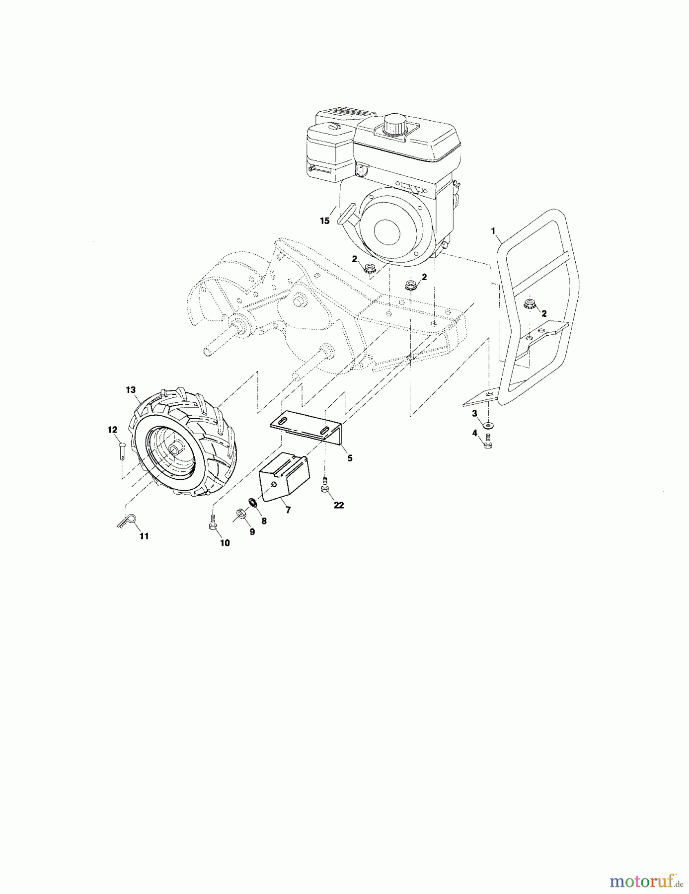 CRAFTSMAN Divers REAR TINE TILLER 917.296040 Seite 3