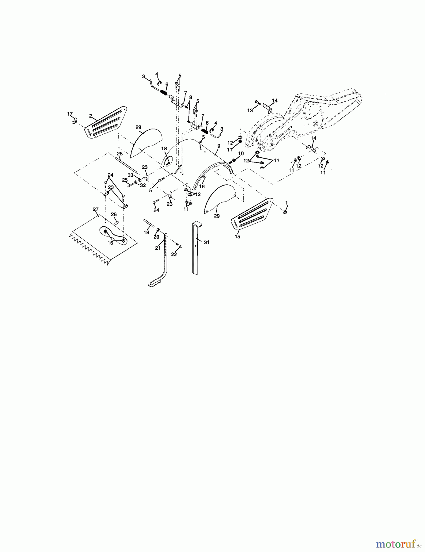 CRAFTSMAN Divers REAR TINE TILLER 917.296040 Seite 5