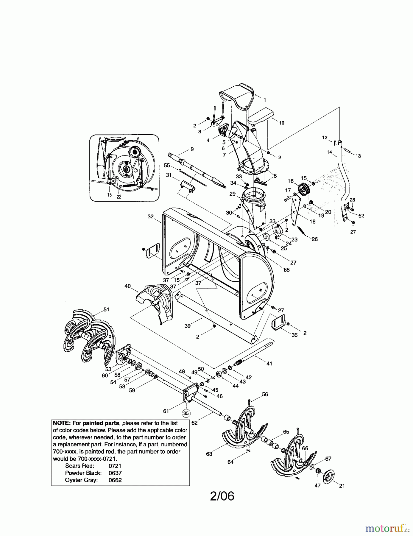CRAFTSMAN Divers CHAIN SNOW THROWER 247.887900 Seite 1