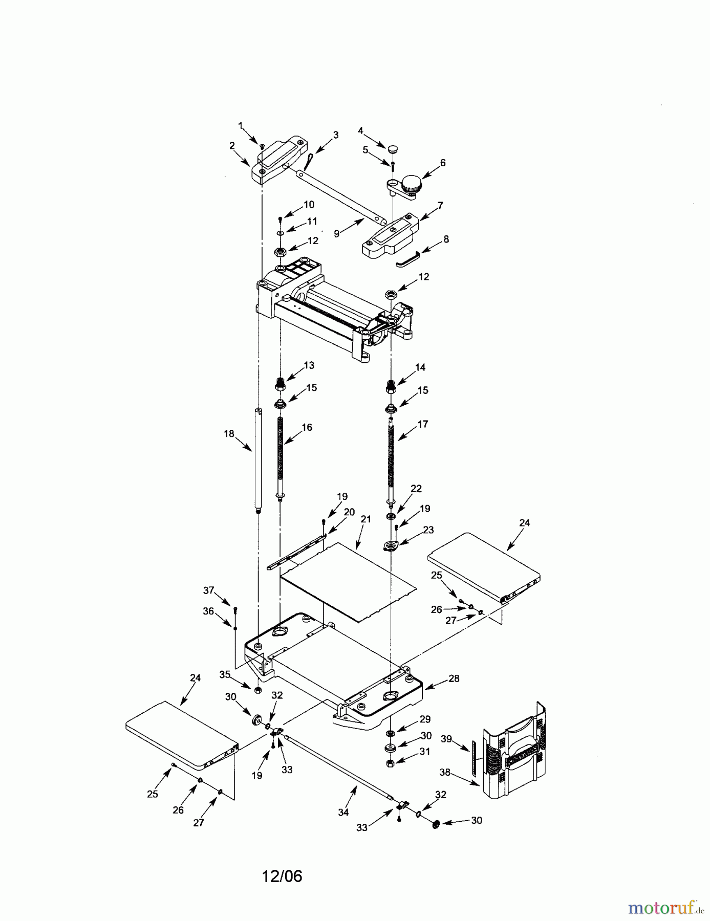CRAFTSMAN Divers HOBELMASCHINE 351.217580 Seite 1