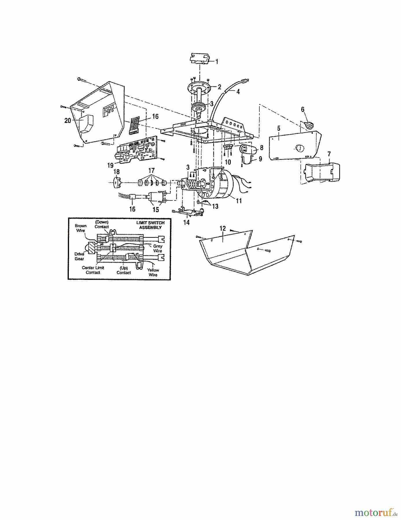 CRAFTSMAN Divers DE-GARAGE DOOR OPENER 139.53920D Seite 3