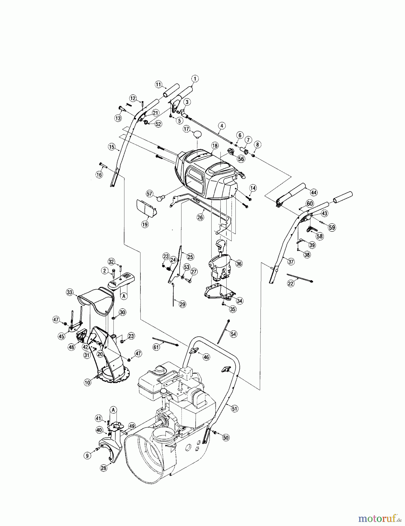 CRAFTSMAN Divers CHAIN SNOW THROWER 247.887900 Seite 5