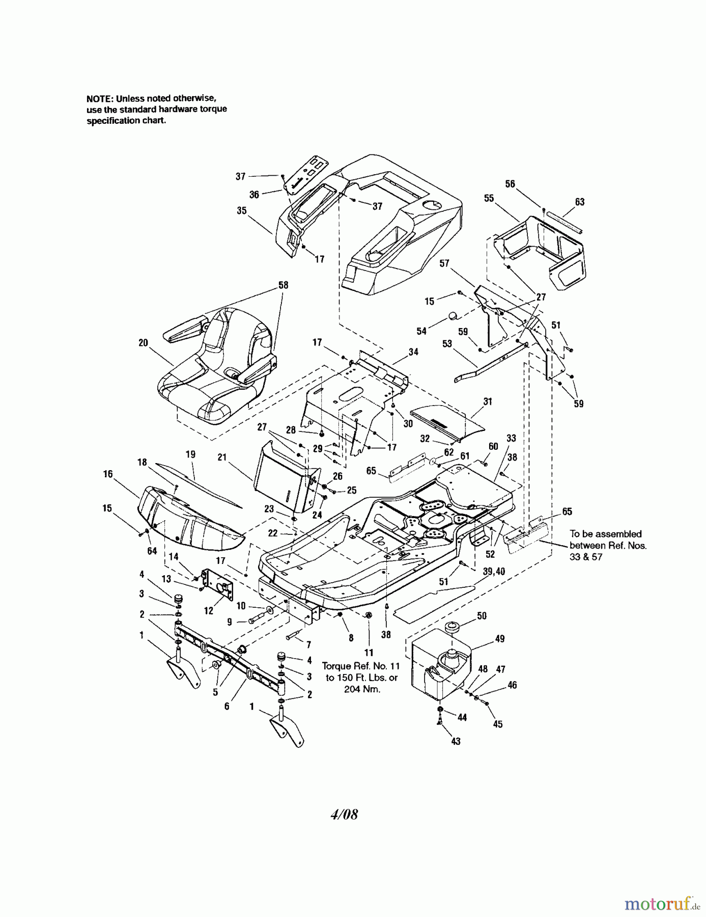 CRAFTSMAN Divers REAR ENGINE RIDER 107.28791 Seite 1