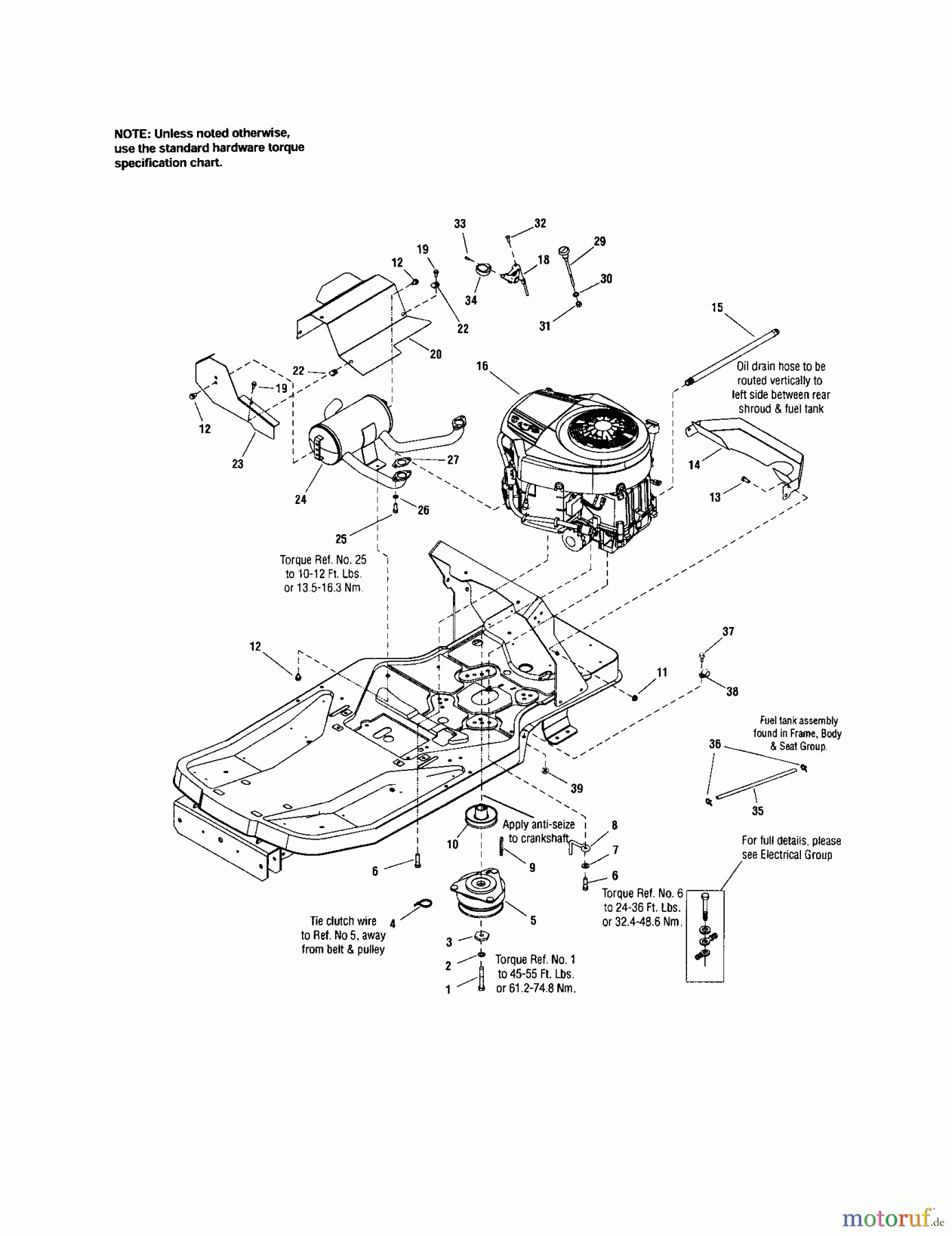 CRAFTSMAN Divers REAR ENGINE RIDER 107.28791 Seite 2