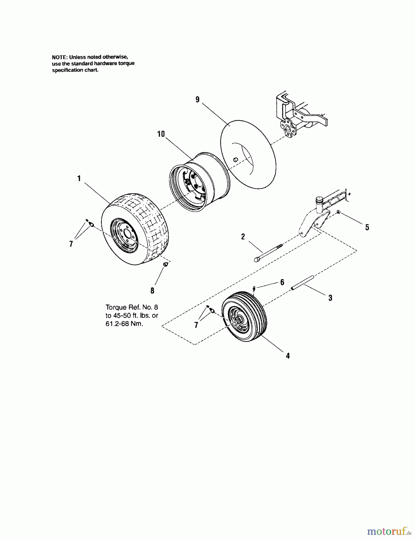 CRAFTSMAN Divers REAR ENGINE RIDER 107.28791 Seite 7