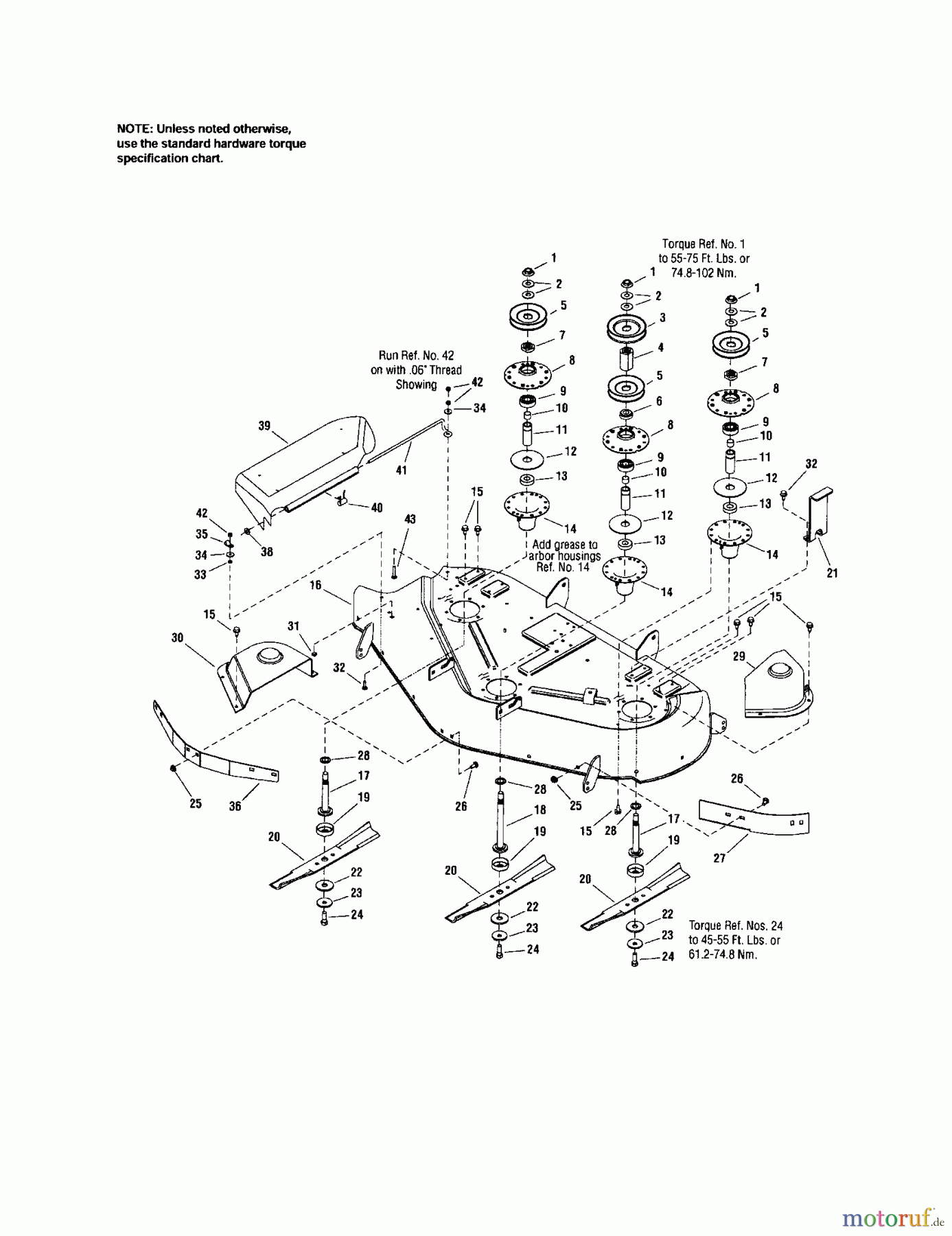 CRAFTSMAN Divers REAR ENGINE RIDER 107.28791 Seite 10