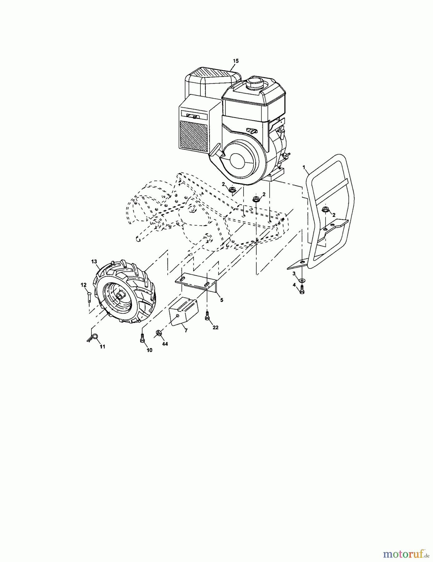 CRAFTSMAN Divers REAR TINE TILLER 917.297043 Seite 3