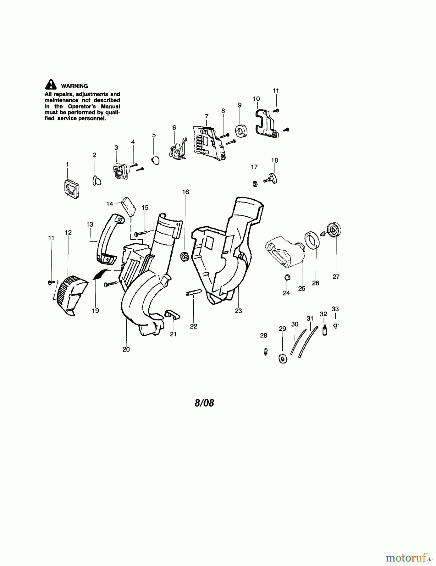 CRAFTSMAN Divers BLOWER/VAC 358.794961 Seite 1