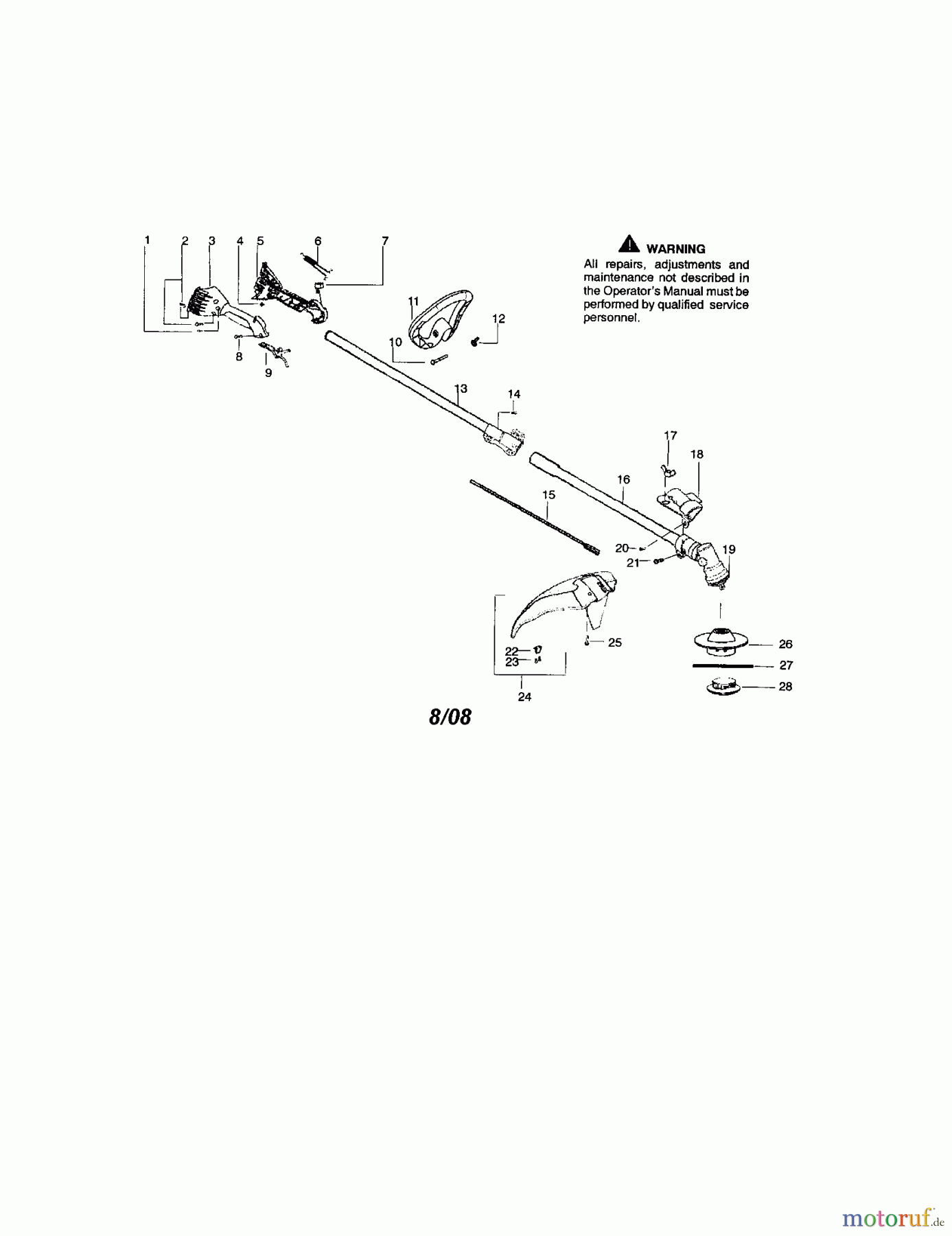 CRAFTSMAN Divers TRIMMER 358.791072 Seite 1