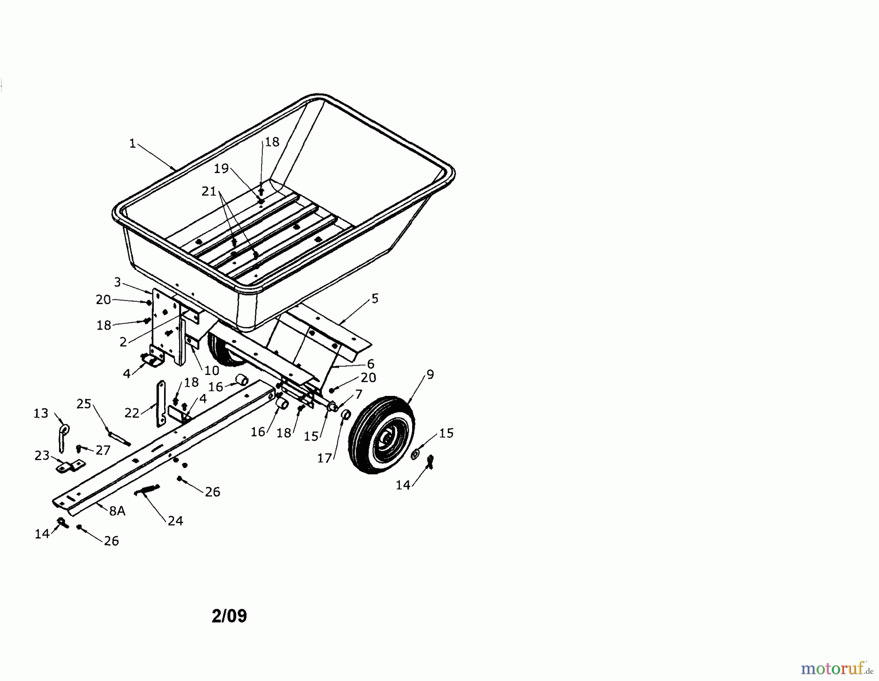 CRAFTSMAN Divers DUMP CART 610.24489 Seite 1