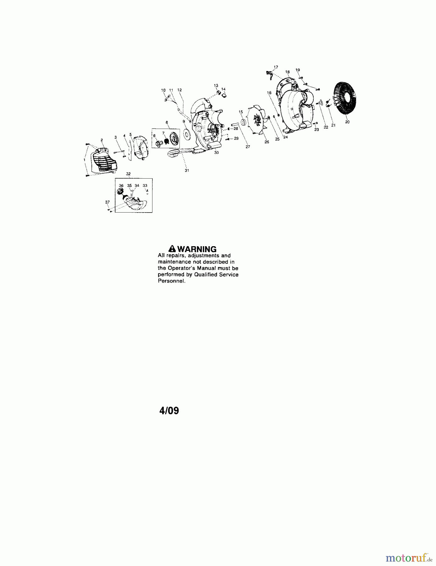 CRAFTSMAN Divers GEBLÄSE 358.794732 Seite 1