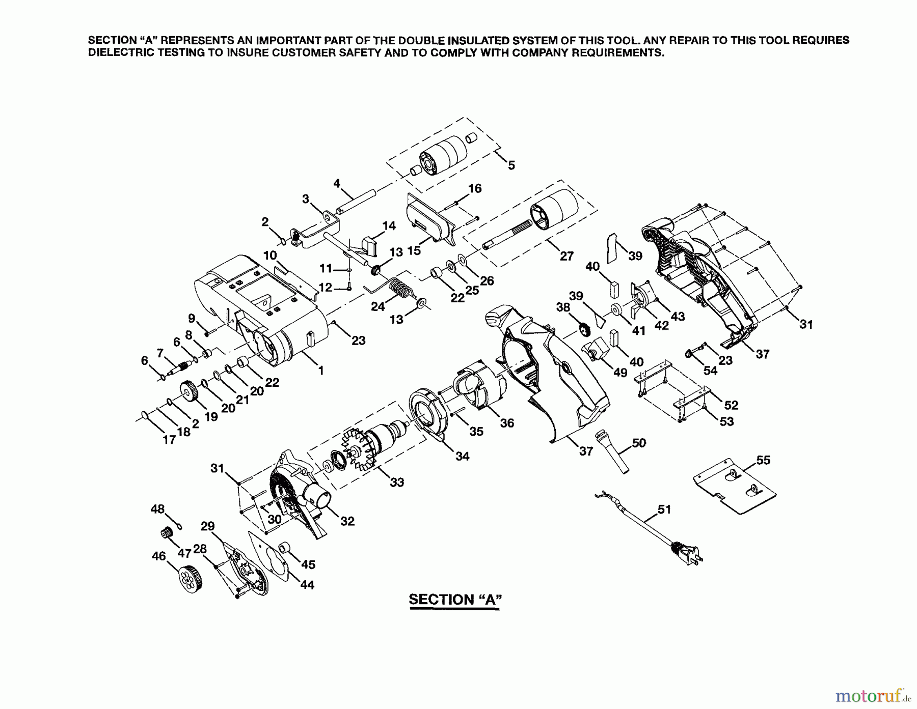  CRAFTSMAN Divers BANDSCHLEIFER 315.117271 Seite 2