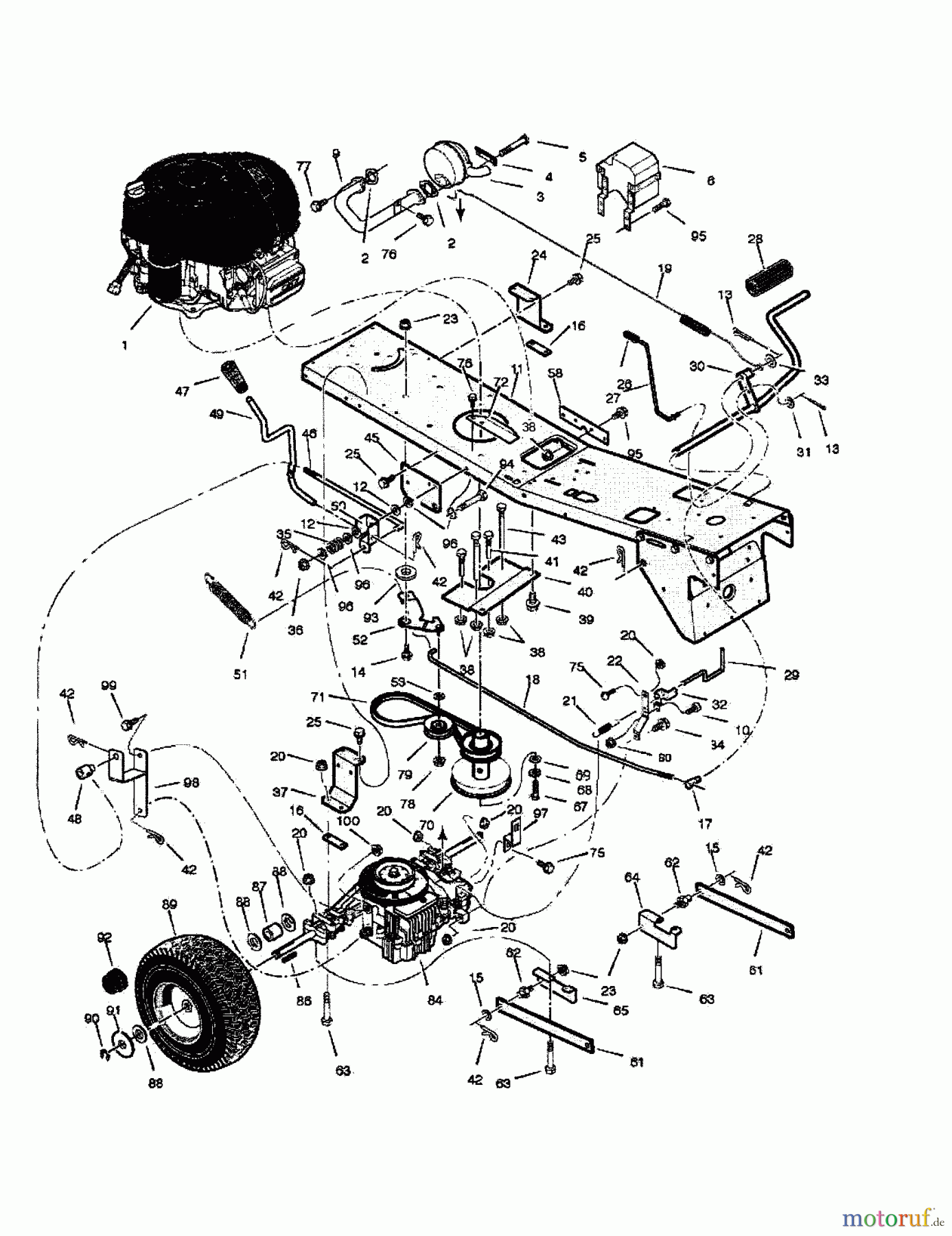 CRAFTSMAN Divers MID-ENGINE RIDER 536.270321 Seite 3
