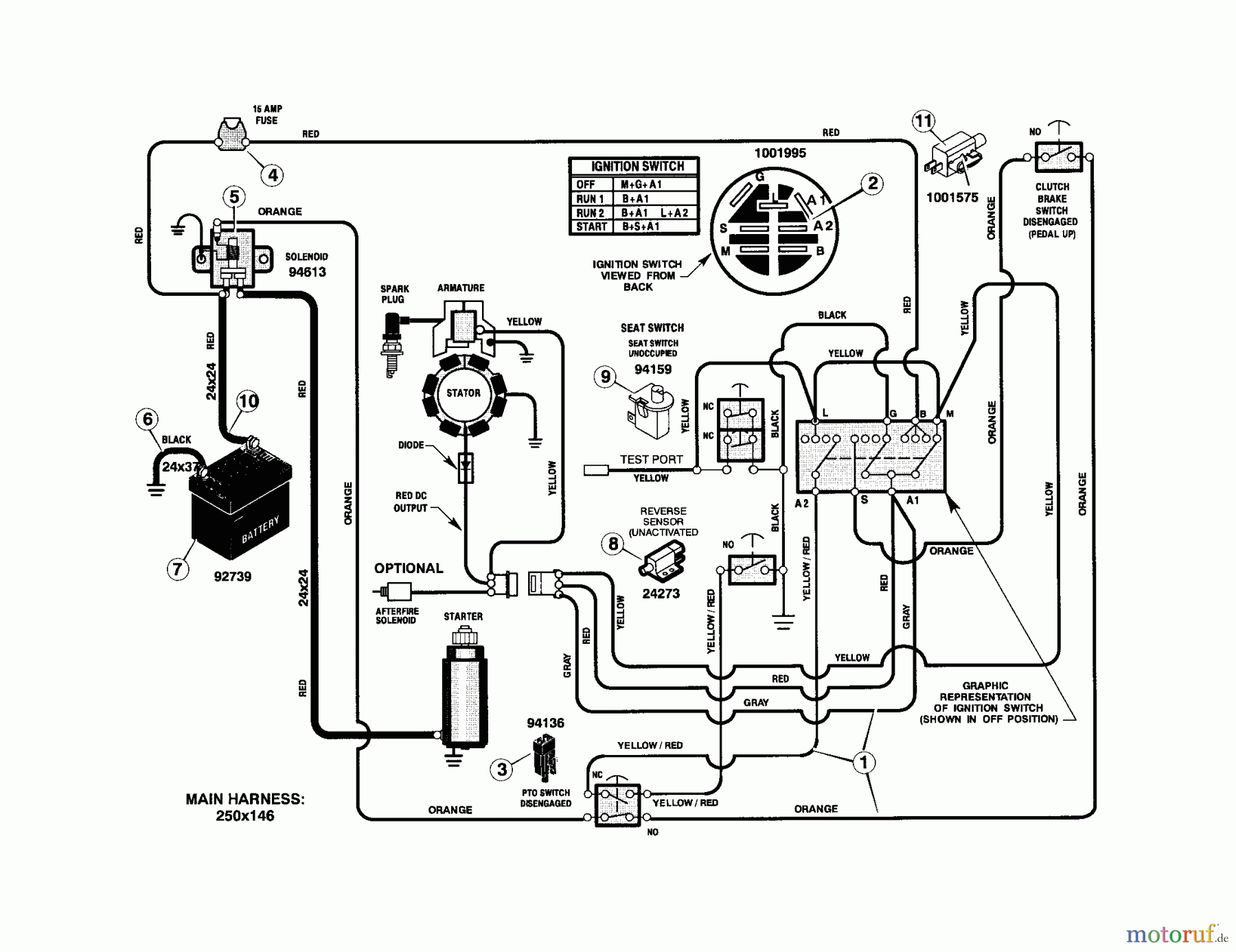 CRAFTSMAN Divers MID-ENGINE RIDER 536.270321 Seite 6