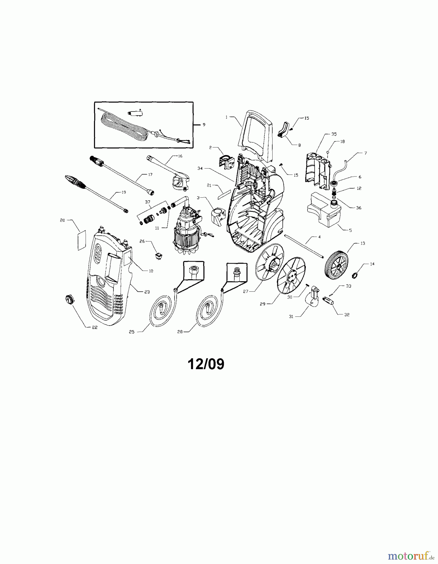 CRAFTSMAN Divers ELEC PRESSURE WASHER 580.752020 Seite 1