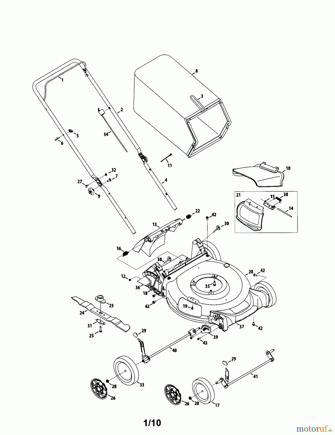 CRAFTSMAN Divers RASENMÄHER 247.38903 Seite 1