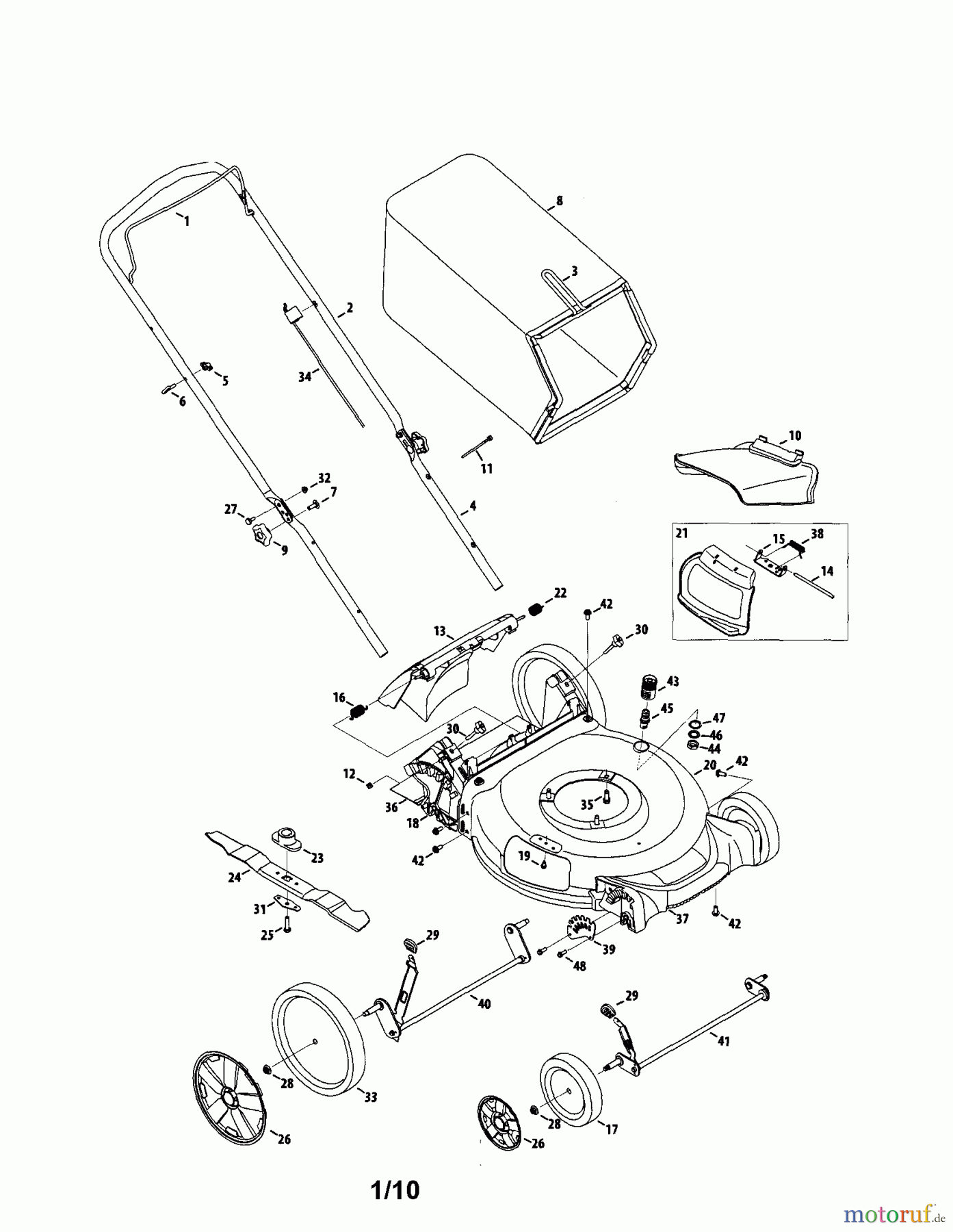 CRAFTSMAN Divers RASENMÄHER 247.38911 Seite 1
