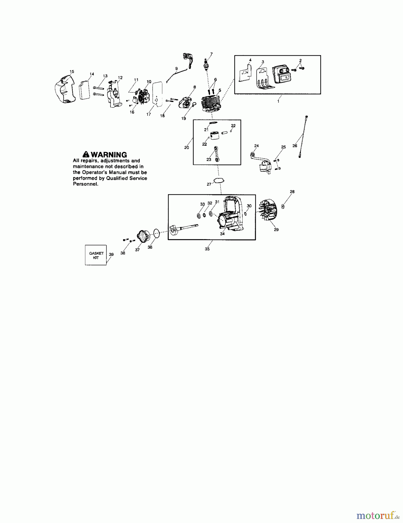  CRAFTSMAN Divers BLOWER/VAC 358.794744 Seite 2
