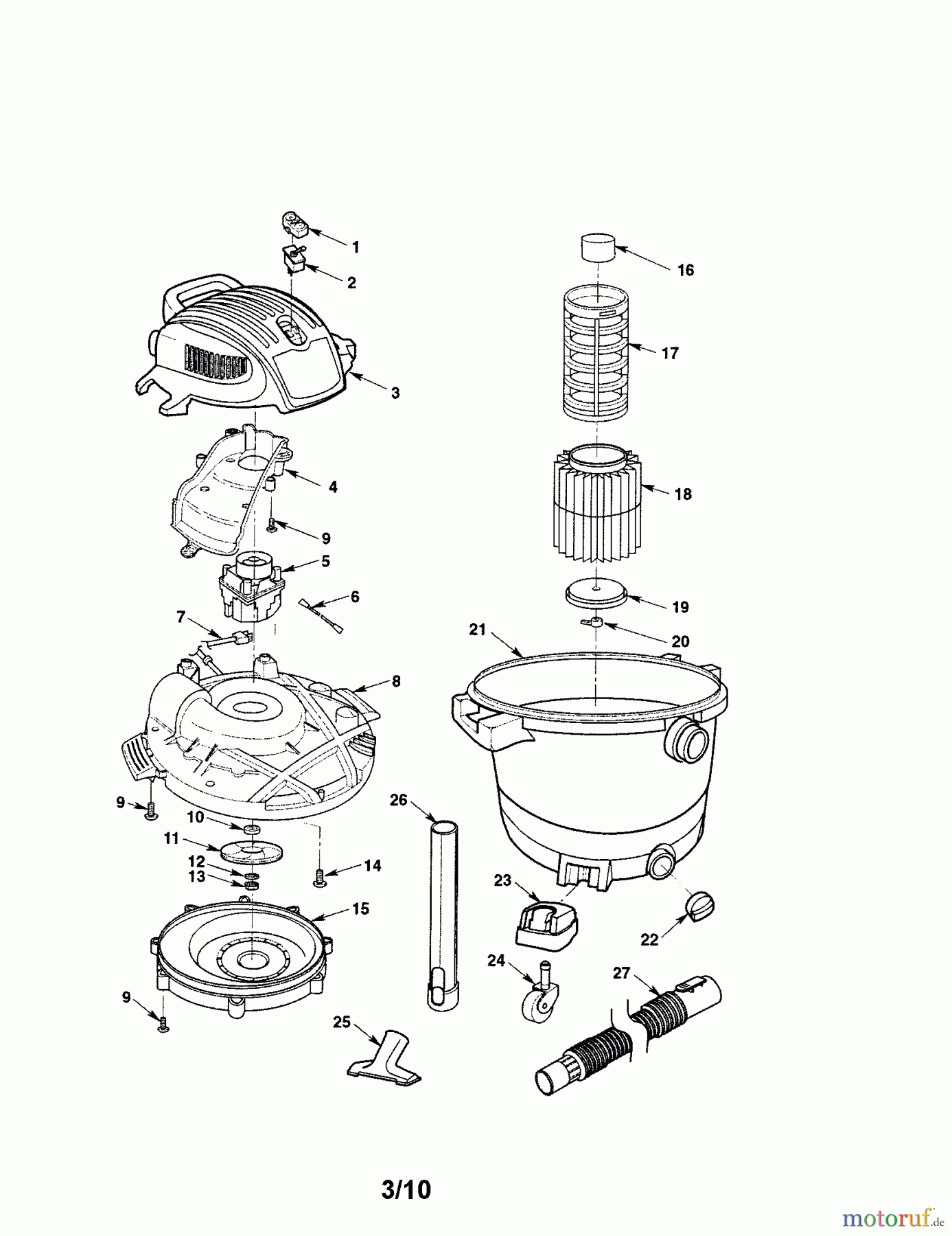  CRAFTSMAN Divers WET/DRY VAC 113.177690 Seite 1
