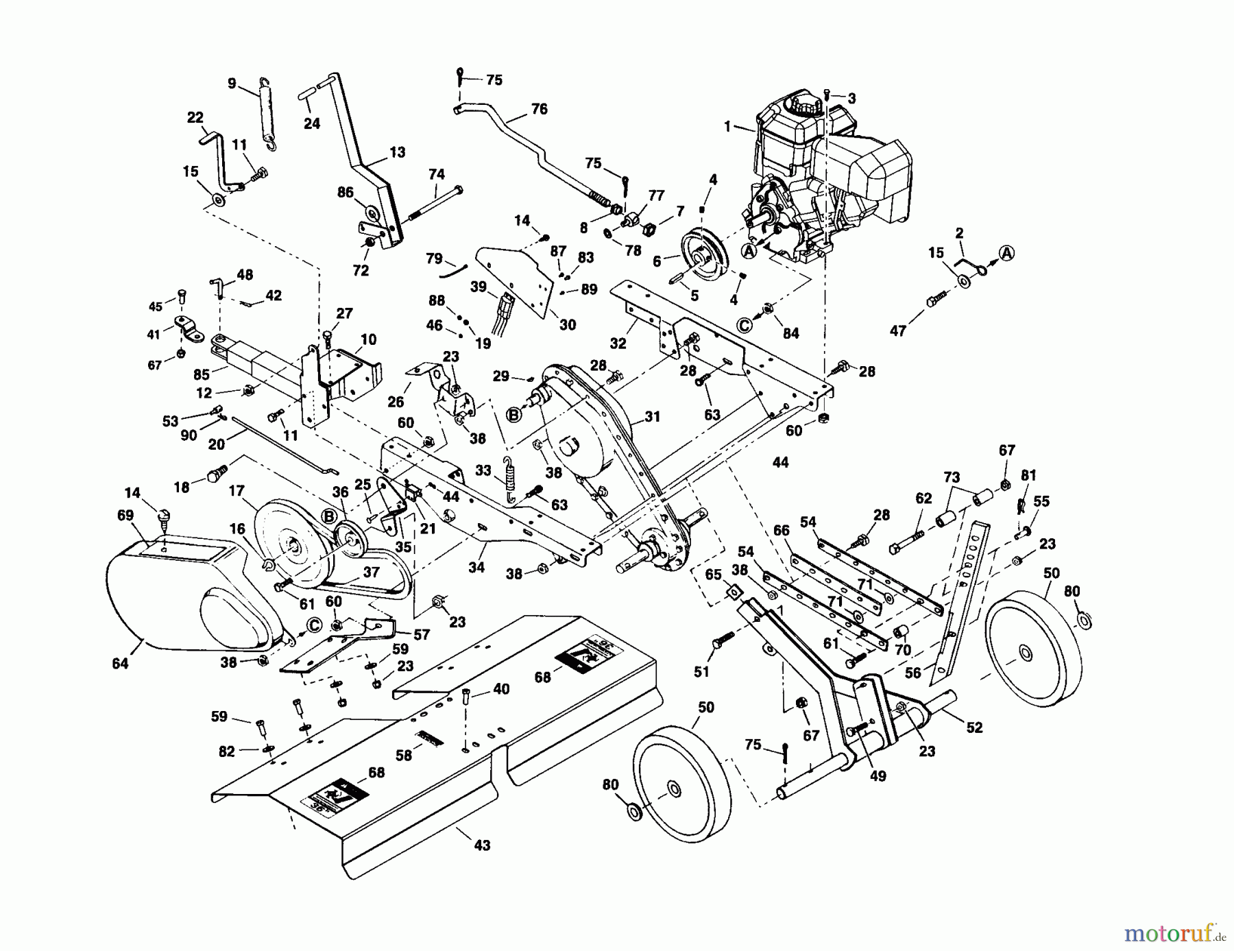CRAFTSMAN Divers 36 TOW BEHIND TILLER 486.252445 Seite 2
