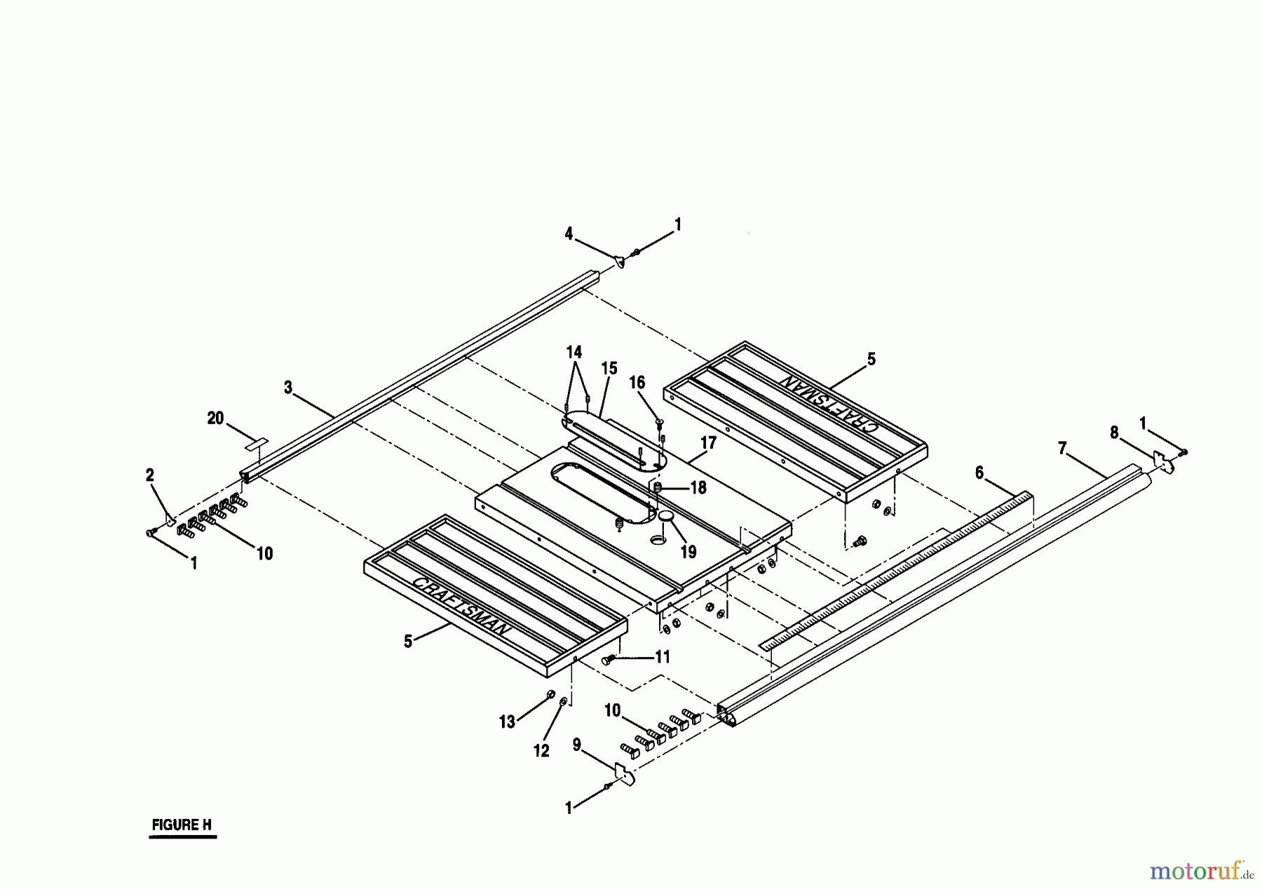 CRAFTSMAN Divers TISCH SAGEN 315.228310 Seite 8