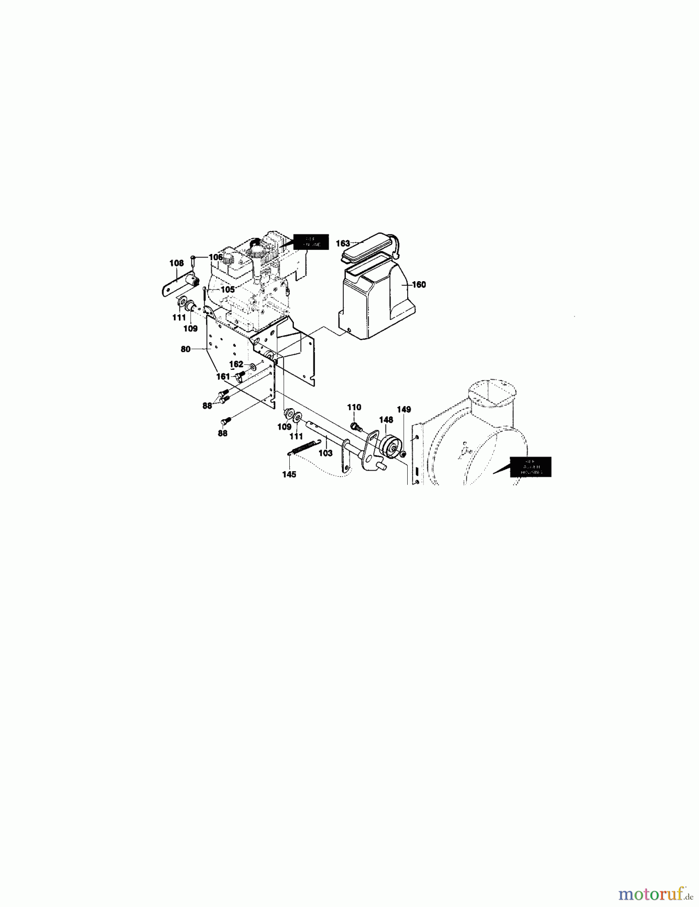 CRAFTSMAN Divers 5HP SNOW THROWER 536.884791 Seite 3