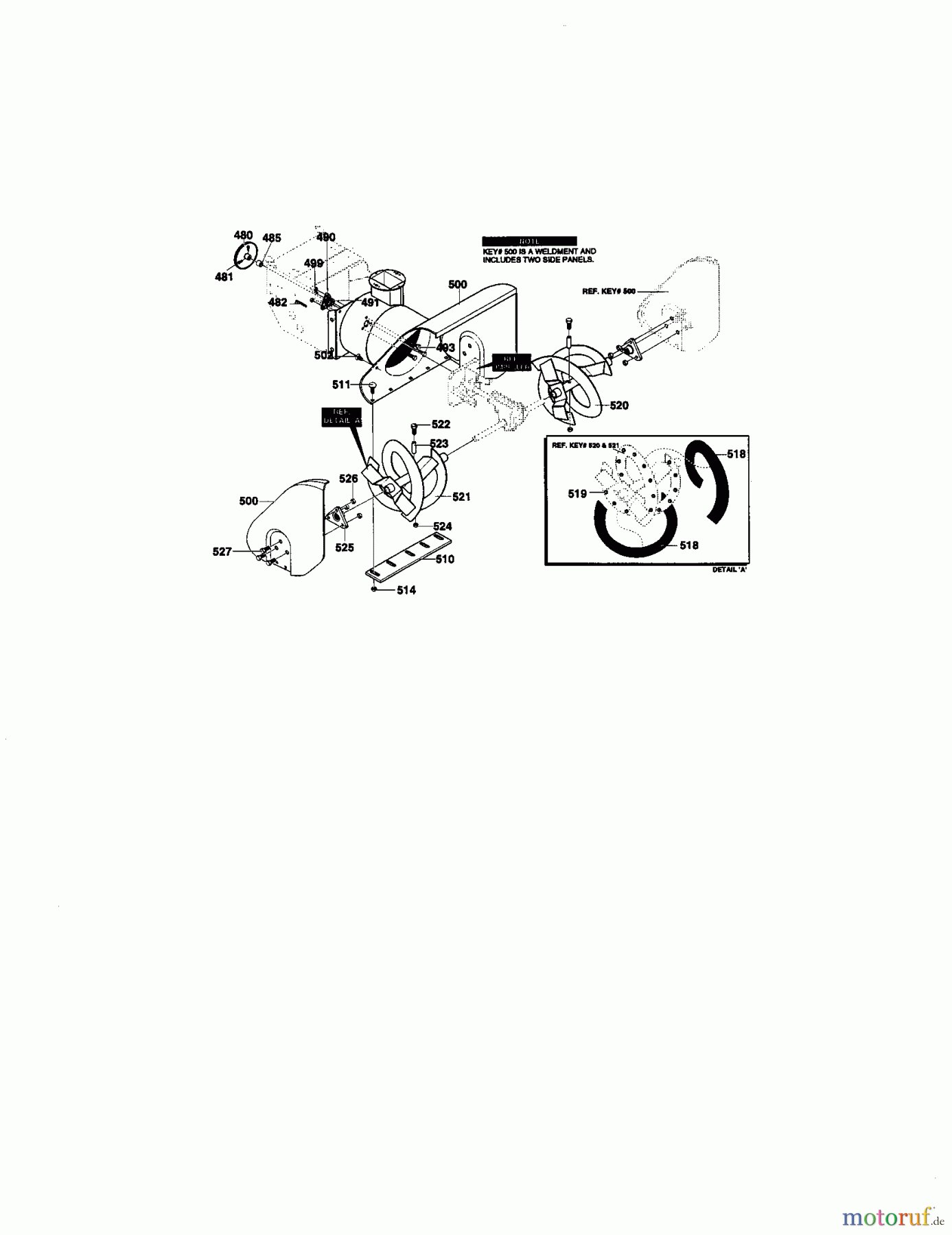 CRAFTSMAN Divers 5HP SNOW THROWER 536.884791 Seite 5