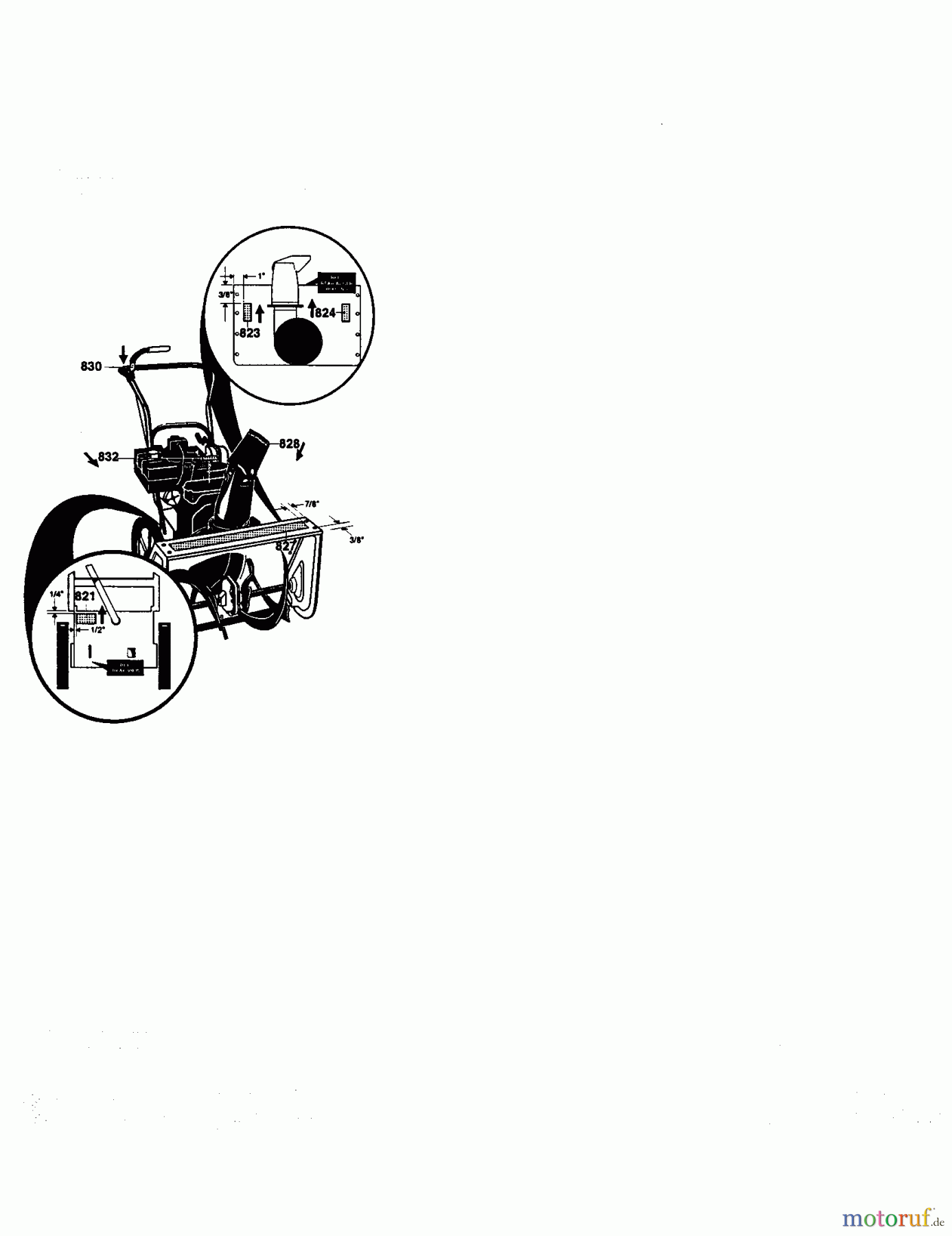 CRAFTSMAN Divers 5HP SNOW THROWER 536.884791 Seite 10