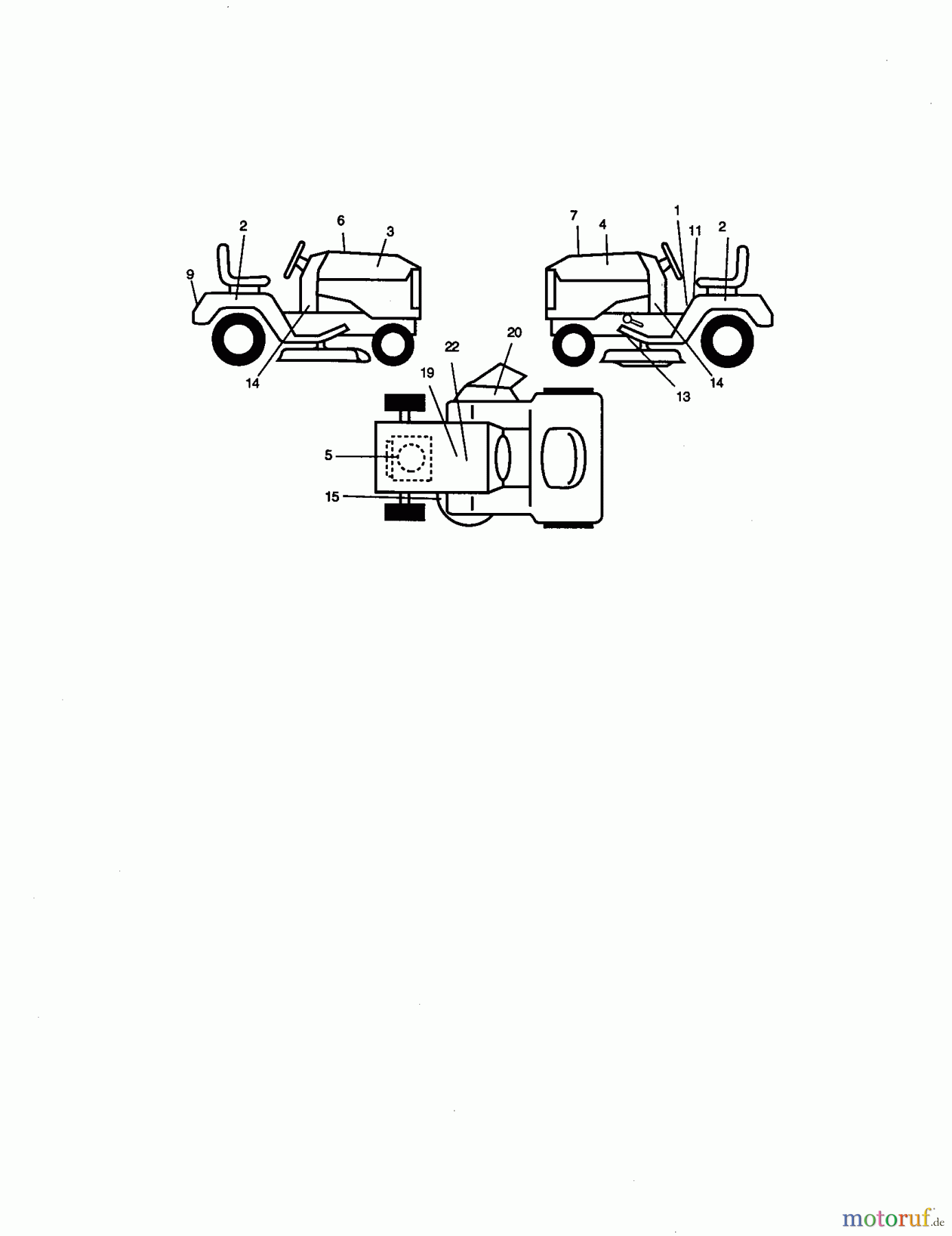 CRAFTSMAN Divers 20.0HP LAWN TRACTOR 917.270961 Seite 7