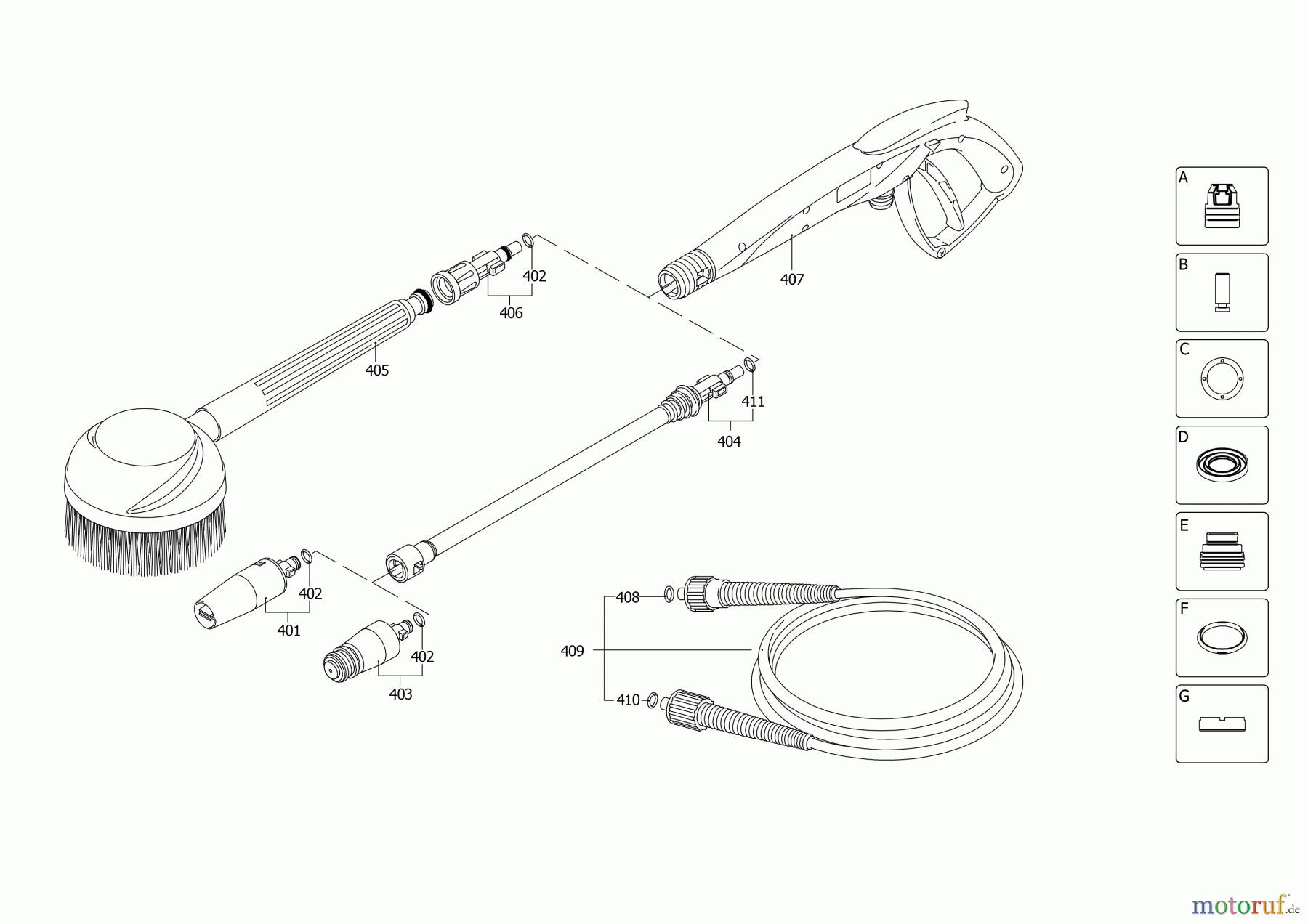 BLACK+DECKER AUSSERHALB HOCHDRUCKREINIGER, PUMPEN, KOMPRESSOREN, GENERATOREN HOCHDRUCKREINIGER PW2500SLX Seite 3