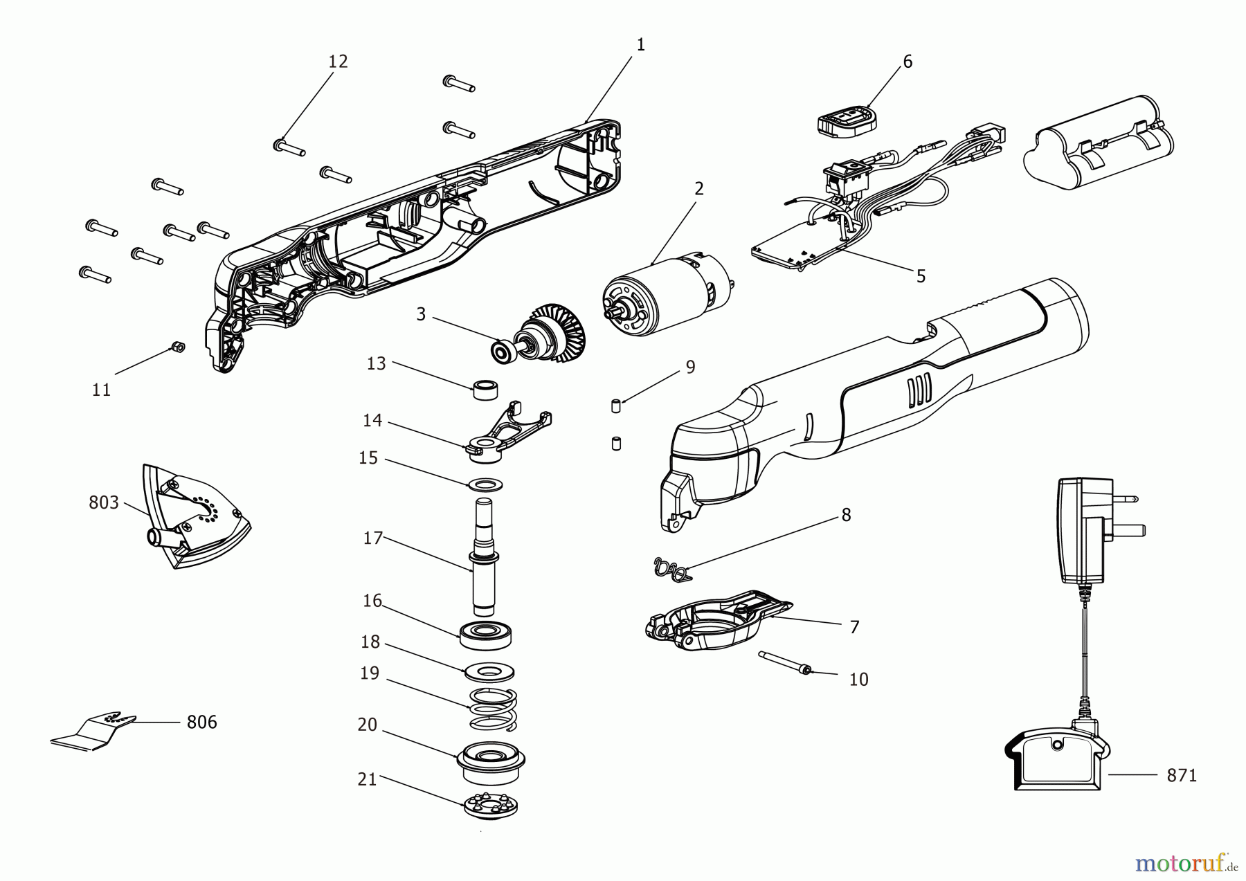  BLACK+DECKER INNENAUSSTATTUNG SÄGE MULTIFUNKTIONSWERKZEUG REVCOM12C Seite 1