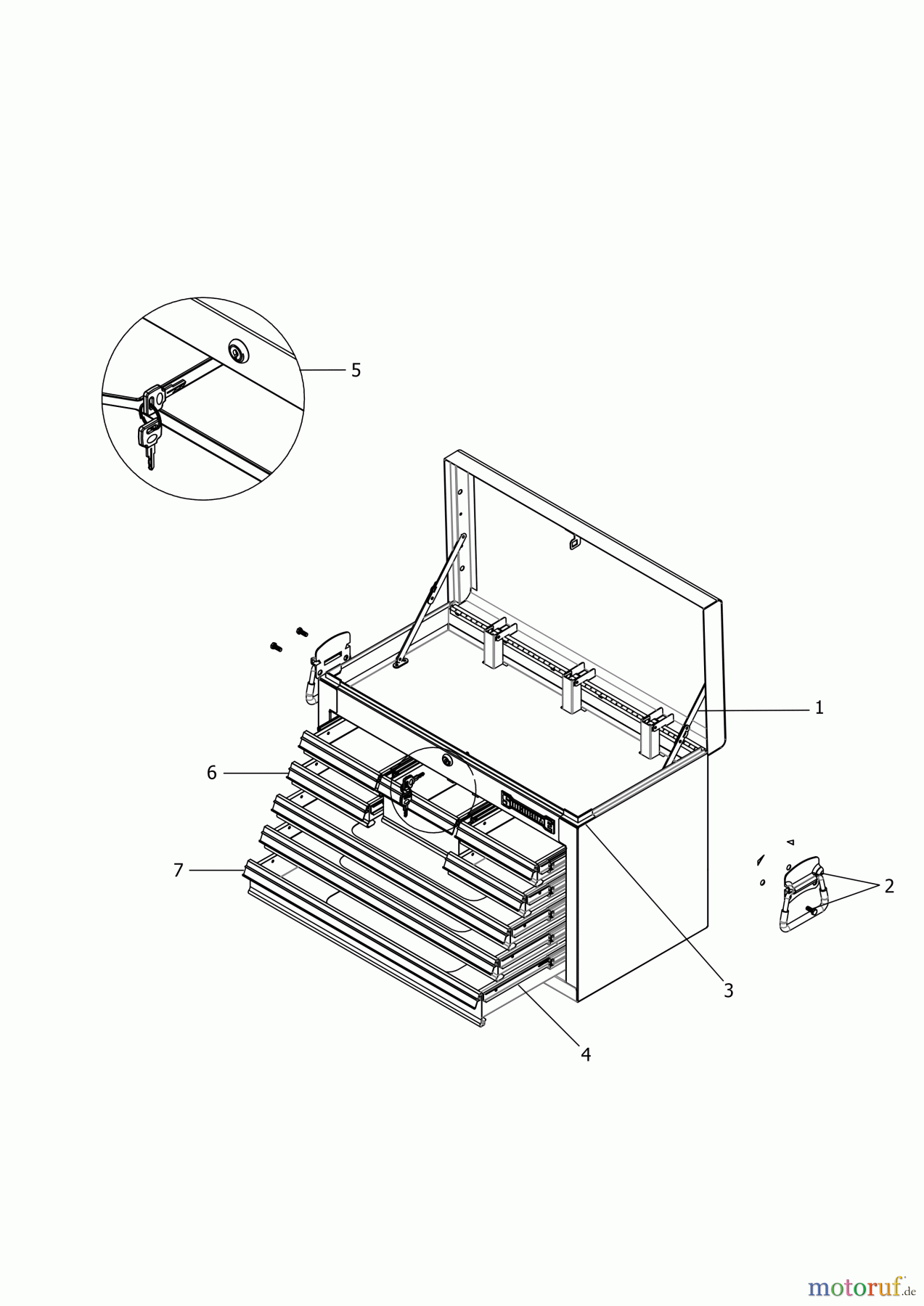  SIDCHROME STORAGE OBERER KASTEN SCMT50208HRB Seite 1