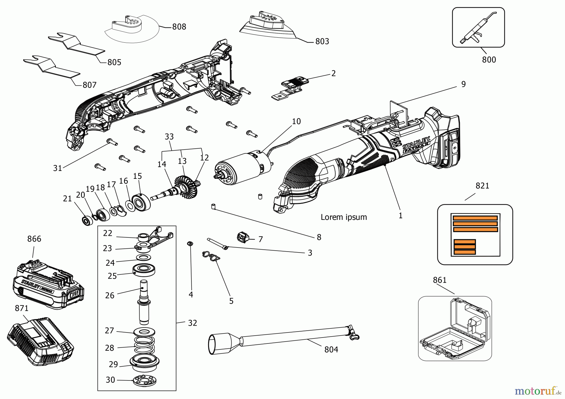 STANLEY CORDLESS-OTHER MULTITOOL SCT500D1K Seite 1