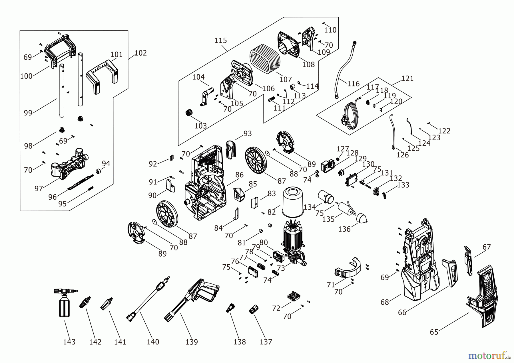  BLACK+DECKER AUSSERHALB HOCHDRUCKREINIGER, PUMPEN, KOMPRESSOREN, GENERATOREN HOCHDRUCKREINIGER SFMPW2400 Seite 2