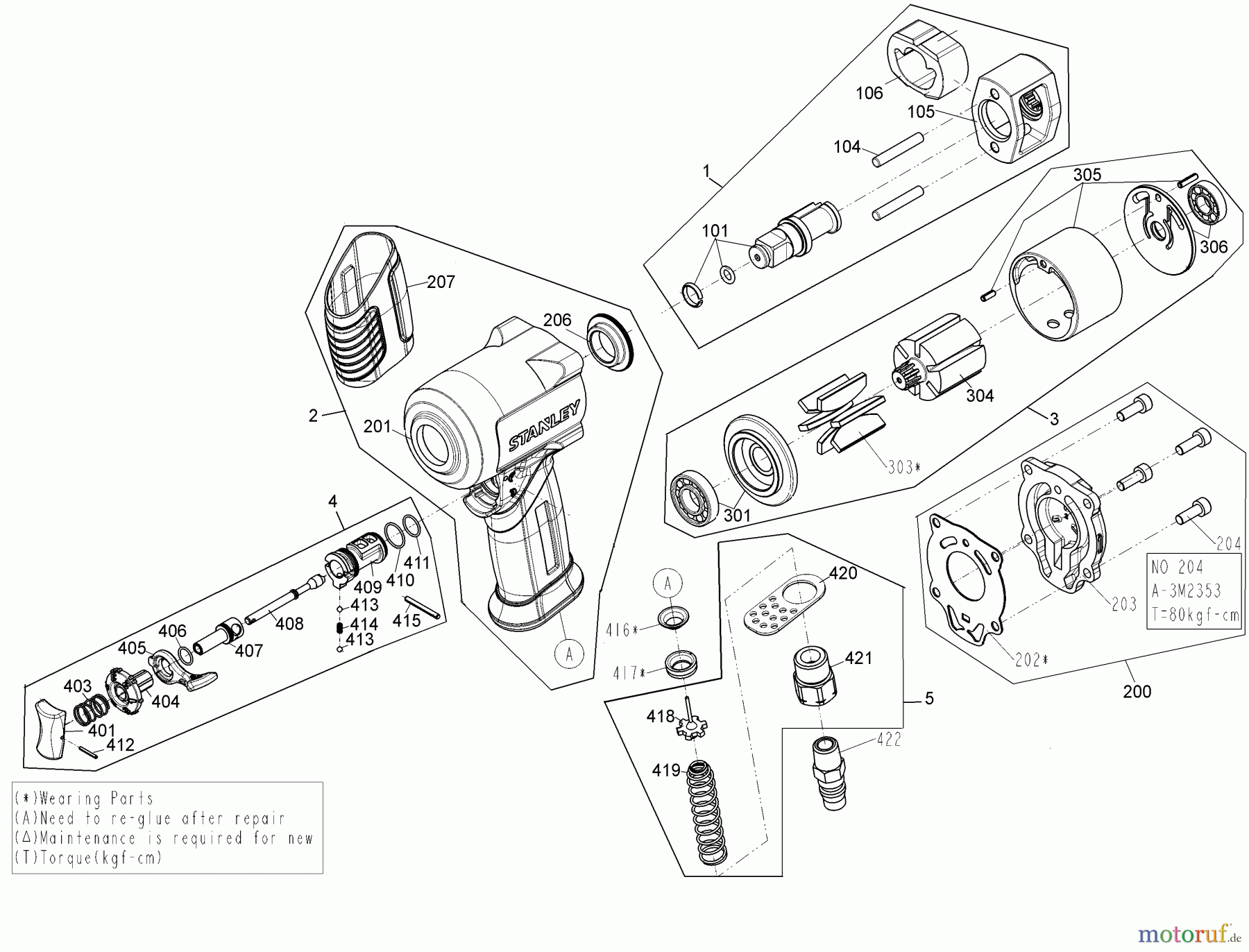 STANLEY AUTOMOTIVE TOOLS JOBBERS, HANDJACKS 1/2
