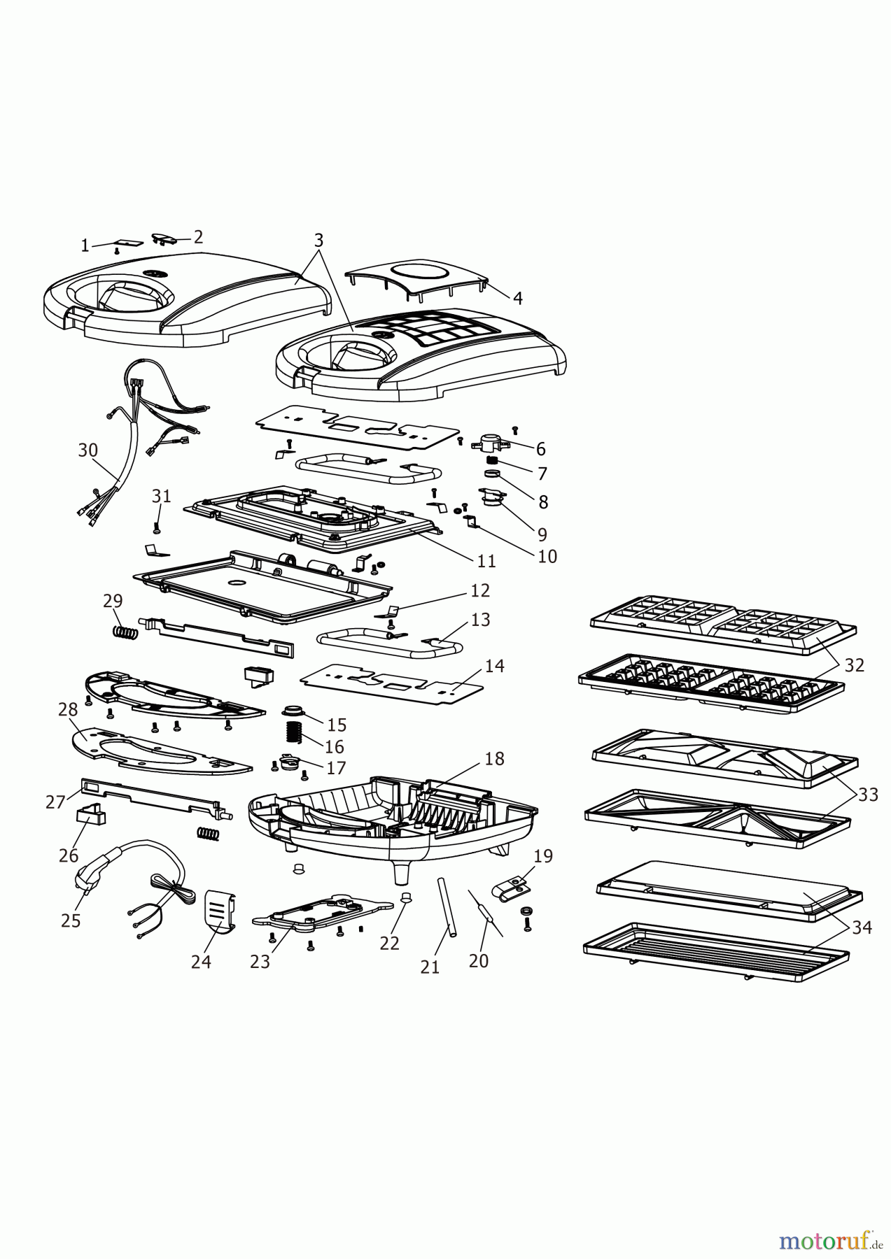 BLACK+DECKER HAUSHALT LEBENSMITTELZUBEREITUNG SANDWICH-TOASTER TS2120 Seite 1