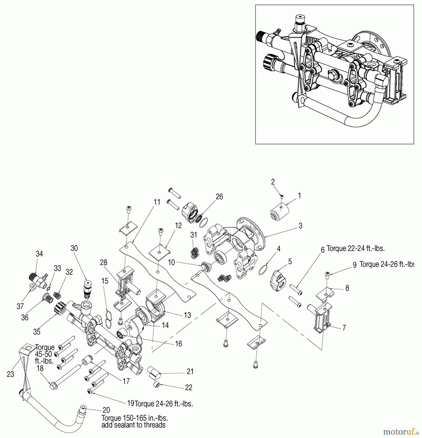 OEM Black und Decker Divers P 2350PSI 2.1GPM 5.5HP V S2350 Seite 1