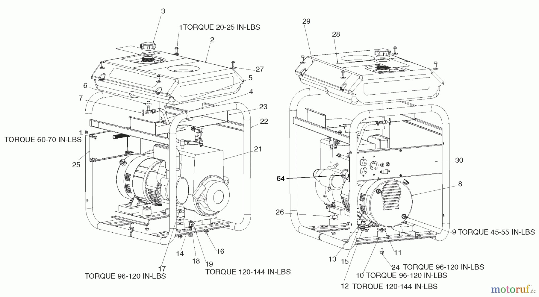 CRAFTSMAN Divers G 5500W 10HP TEC 919-32915 Seite 1