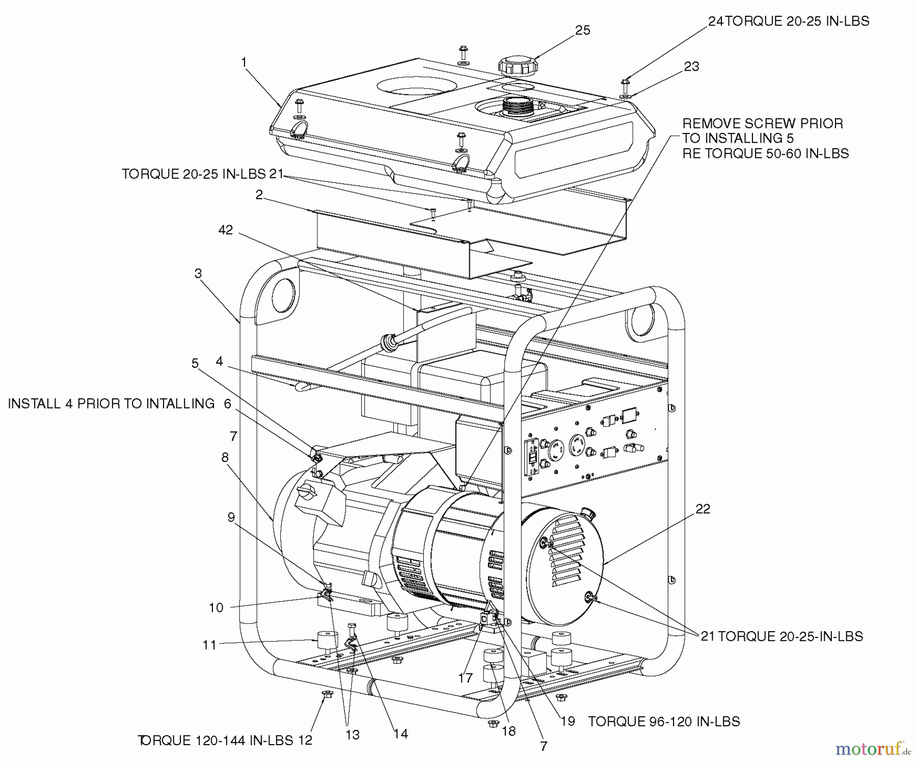 OEM Black und Decker Divers G 6500W 13HP HONDA DGHC6510-WK Seite 1