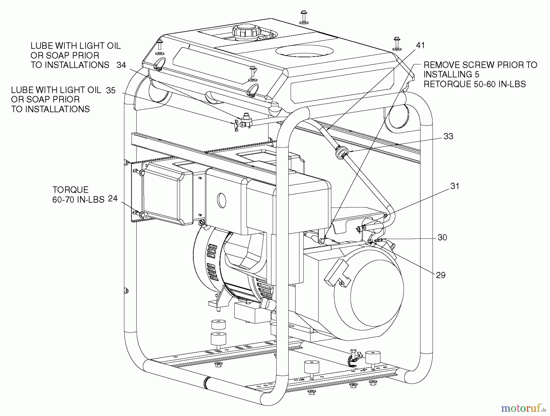  OEM Black und Decker Divers G 6500W 13HP HONDA DGHC6510-WK Seite 2