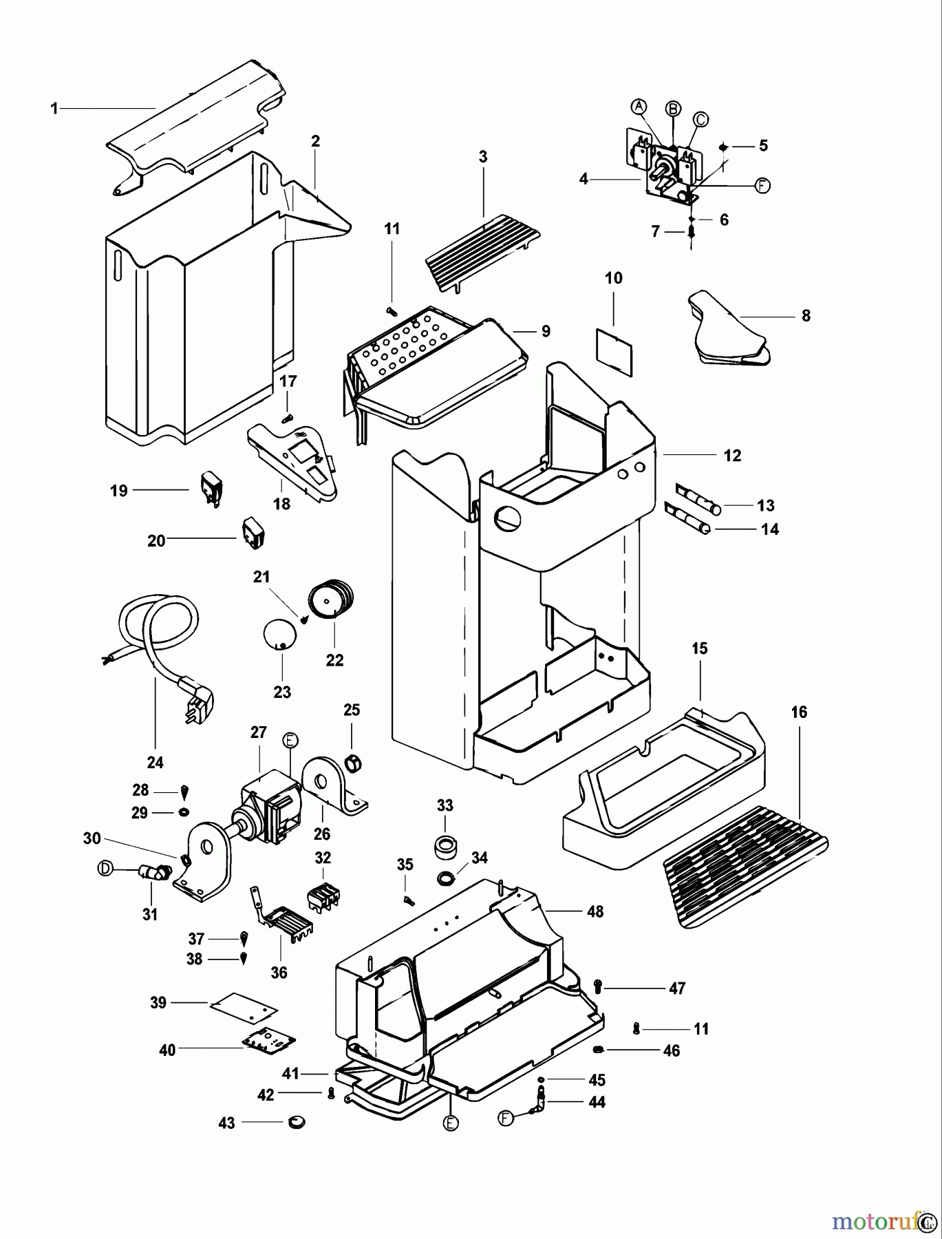 BLACK+DECKER HAUSHALT GETRÄNKE KAFFEEMASCHINE EM40 Seite 1