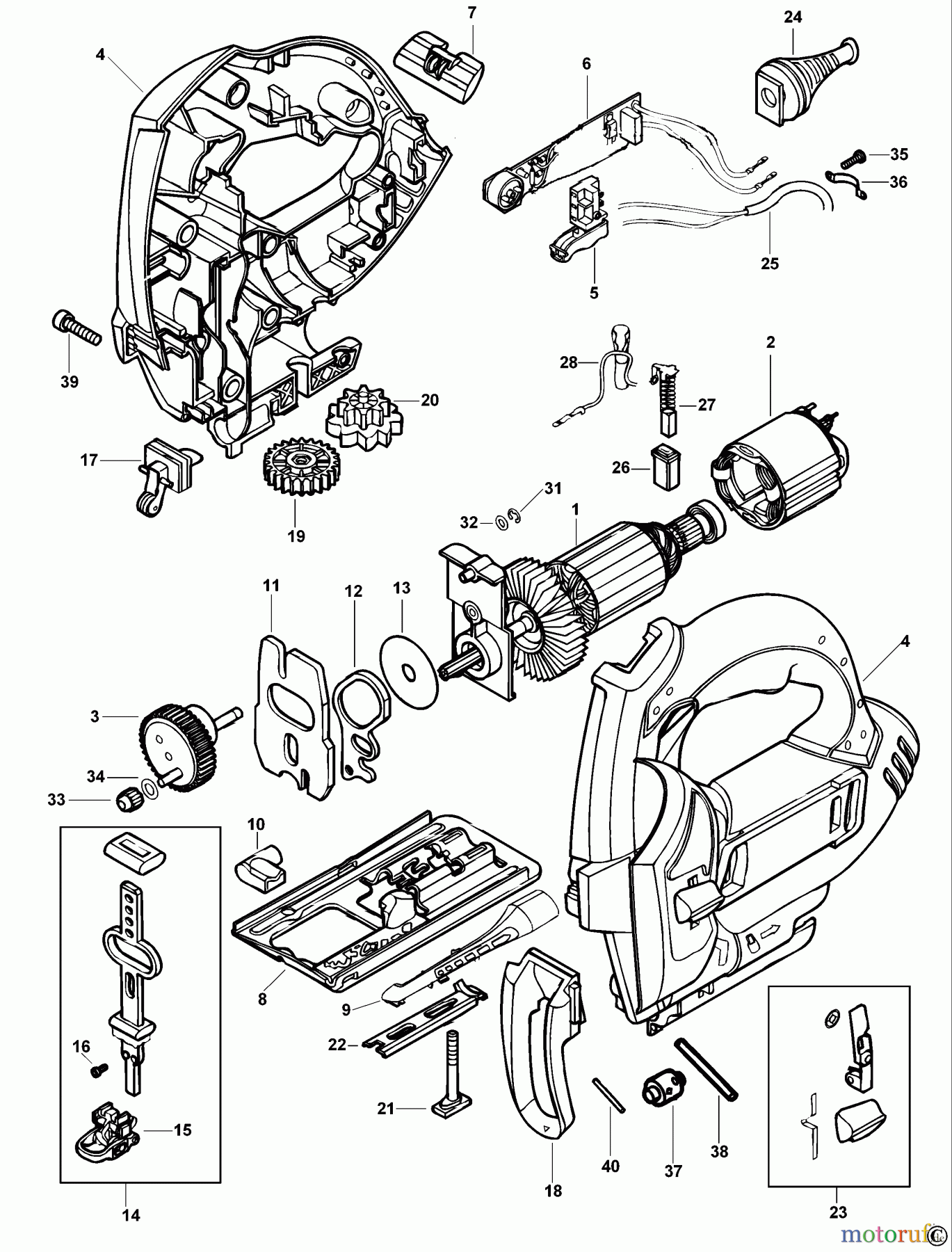  BLACK+DECKER INNENAUSSTATTUNG SÄGE STICHSÄGE KS999EK Seite 1
