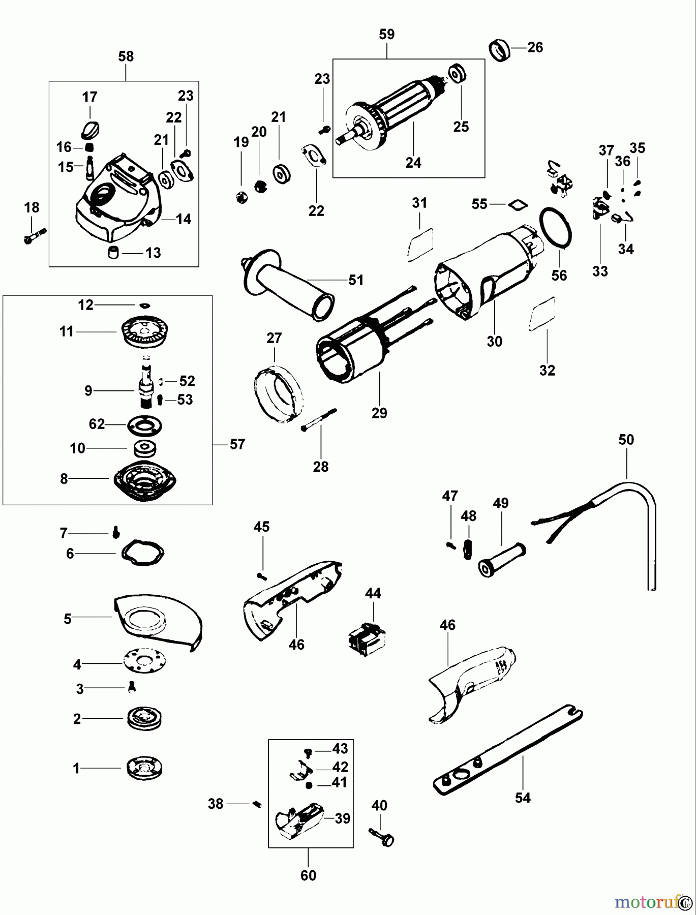 BLACK+DECKER INNENAUSSTATTUNG SCHLEIFER UND POLIERER WINKELSCHLEIFER KG1200 Seite 1