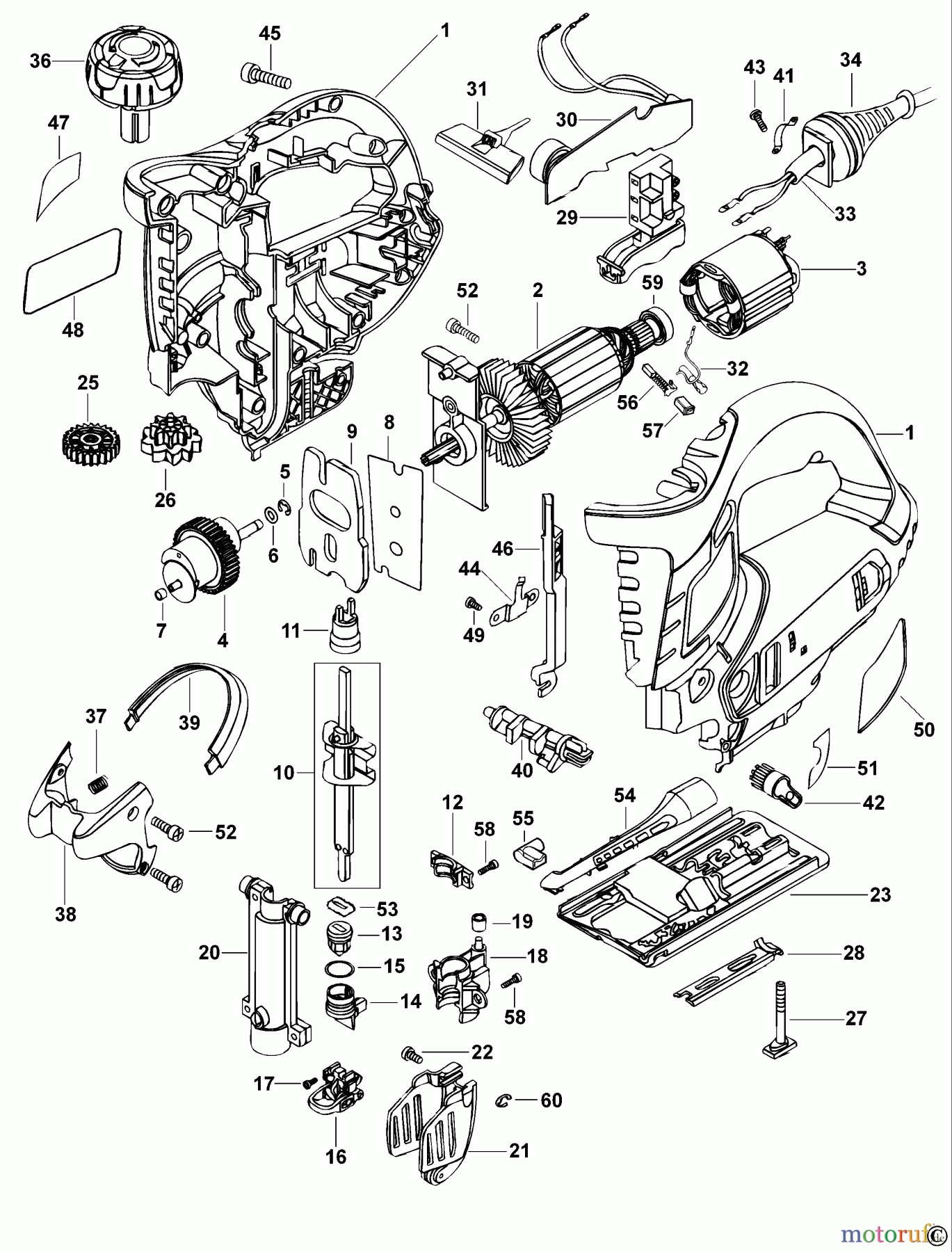 BLACK+DECKER INNENAUSSTATTUNG SÄGE STICHSÄGE KS2005EK Seite 1
