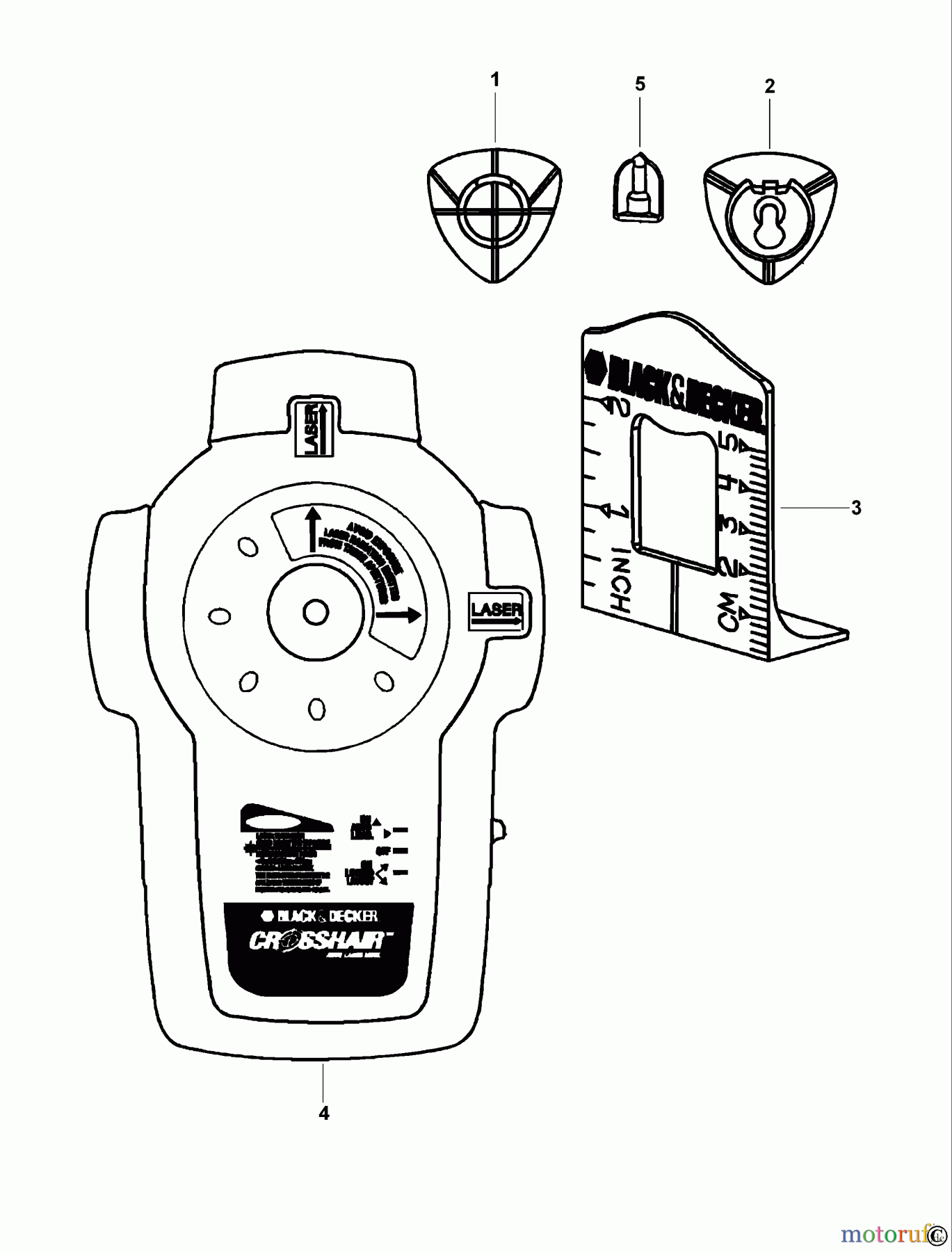 BLACK+DECKER INNENAUSSTATTUNG LASER LASER LZR5 Seite 1
