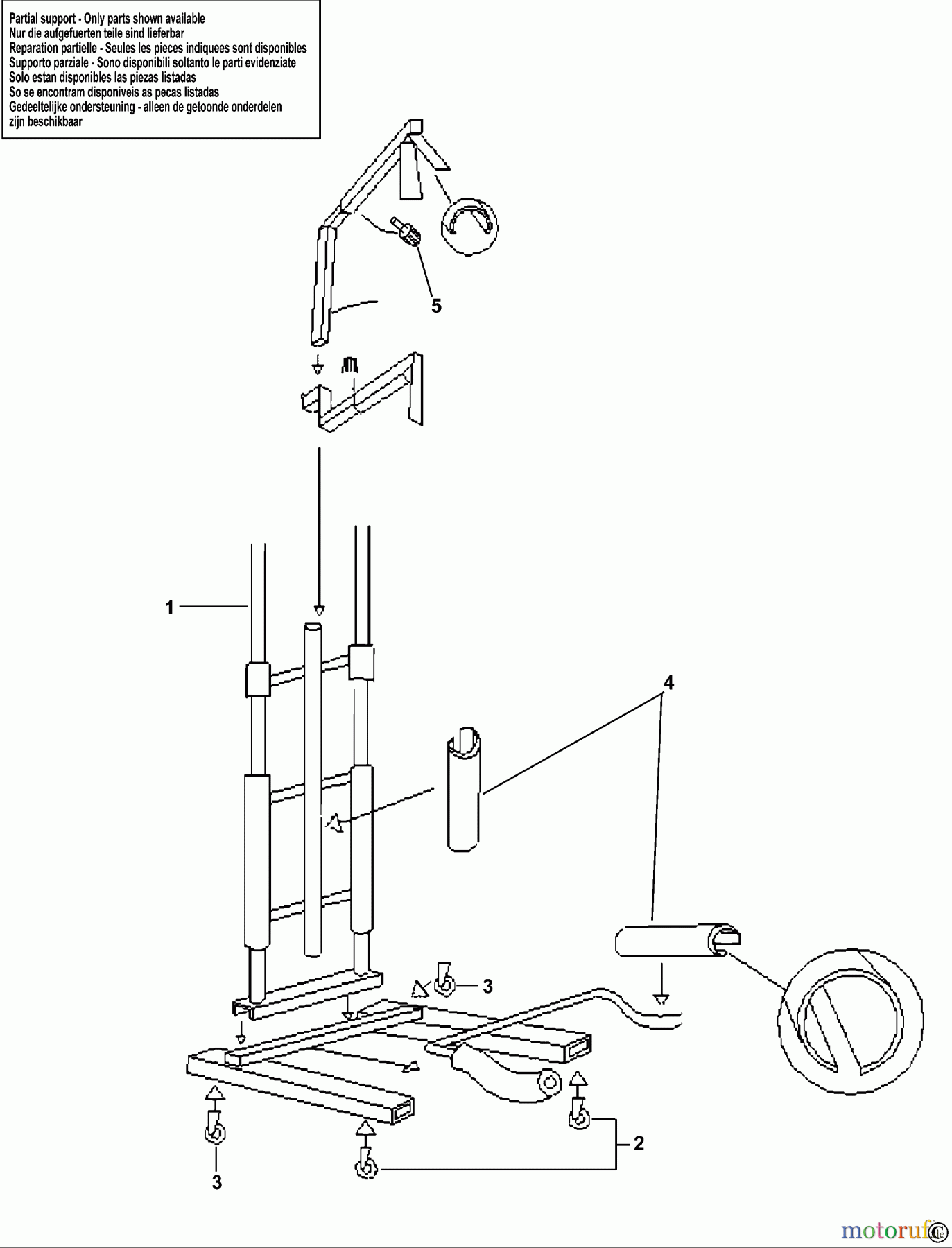 FACOM AUTOMOTIVE TOOLS ELEKTRISCHER TRÄGER FÜR DAS AUS- UND EINBAUEN VON TÜREN CR.S5 Seite 1