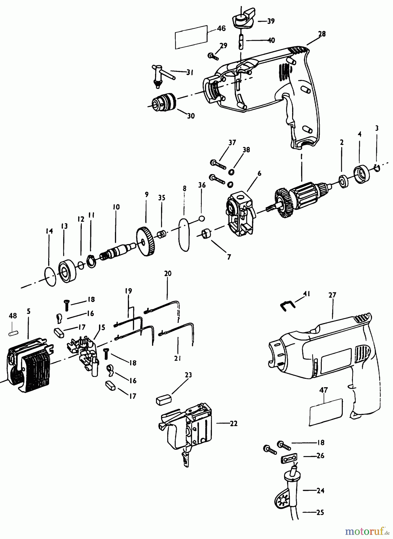  DEWALT Bohrmaschinen Bohrmaschinen BOHRER DW202 Seite 1