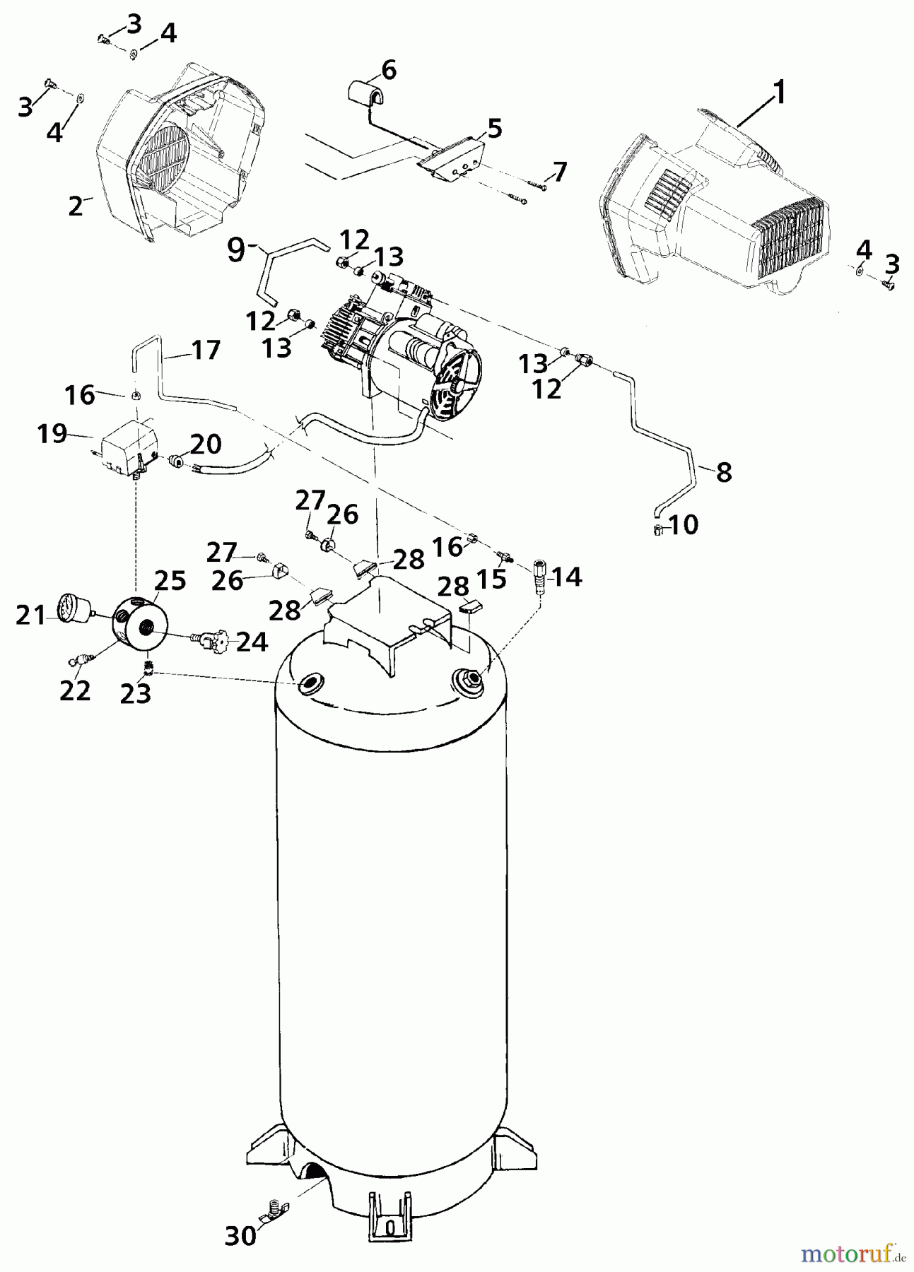  OEM Black und Decker Divers A 6.0HP 60G VS TV 1STG 24 PAFTV660V Seite 2